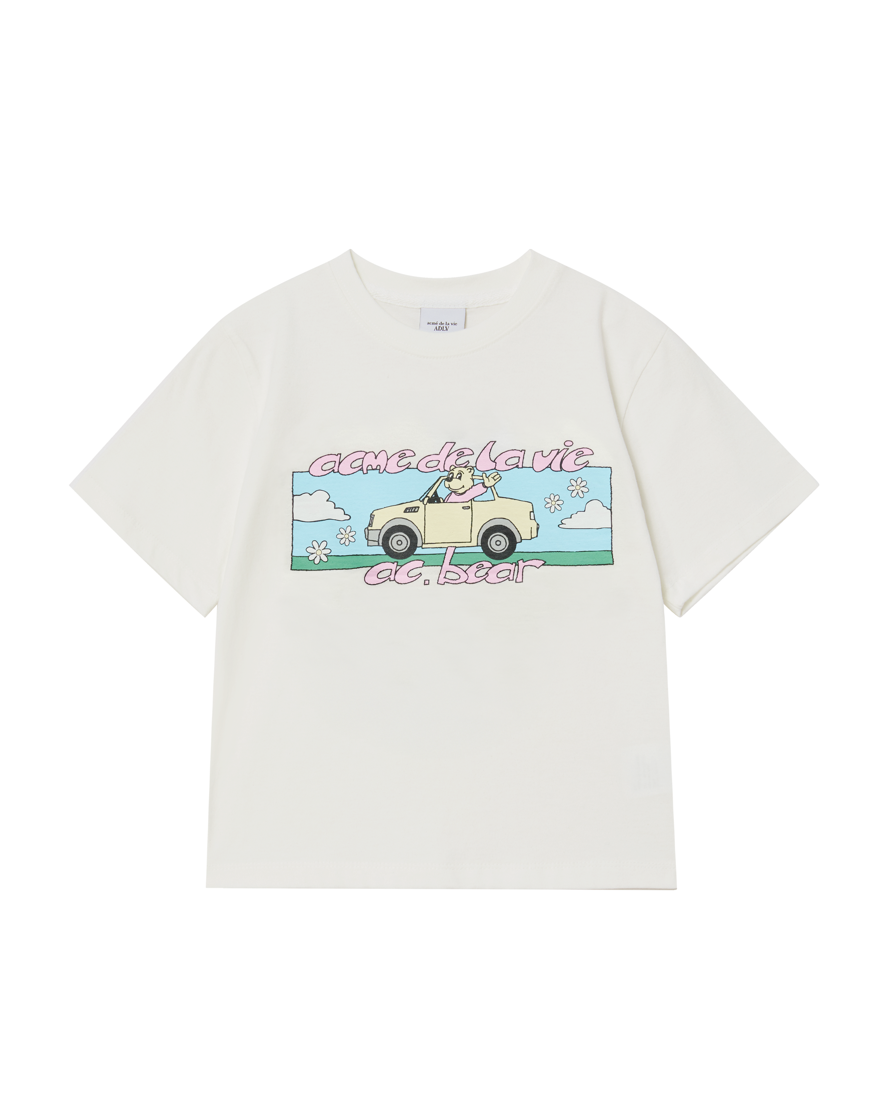 Áo thun  KIDS HAPPY DRIVER Kem