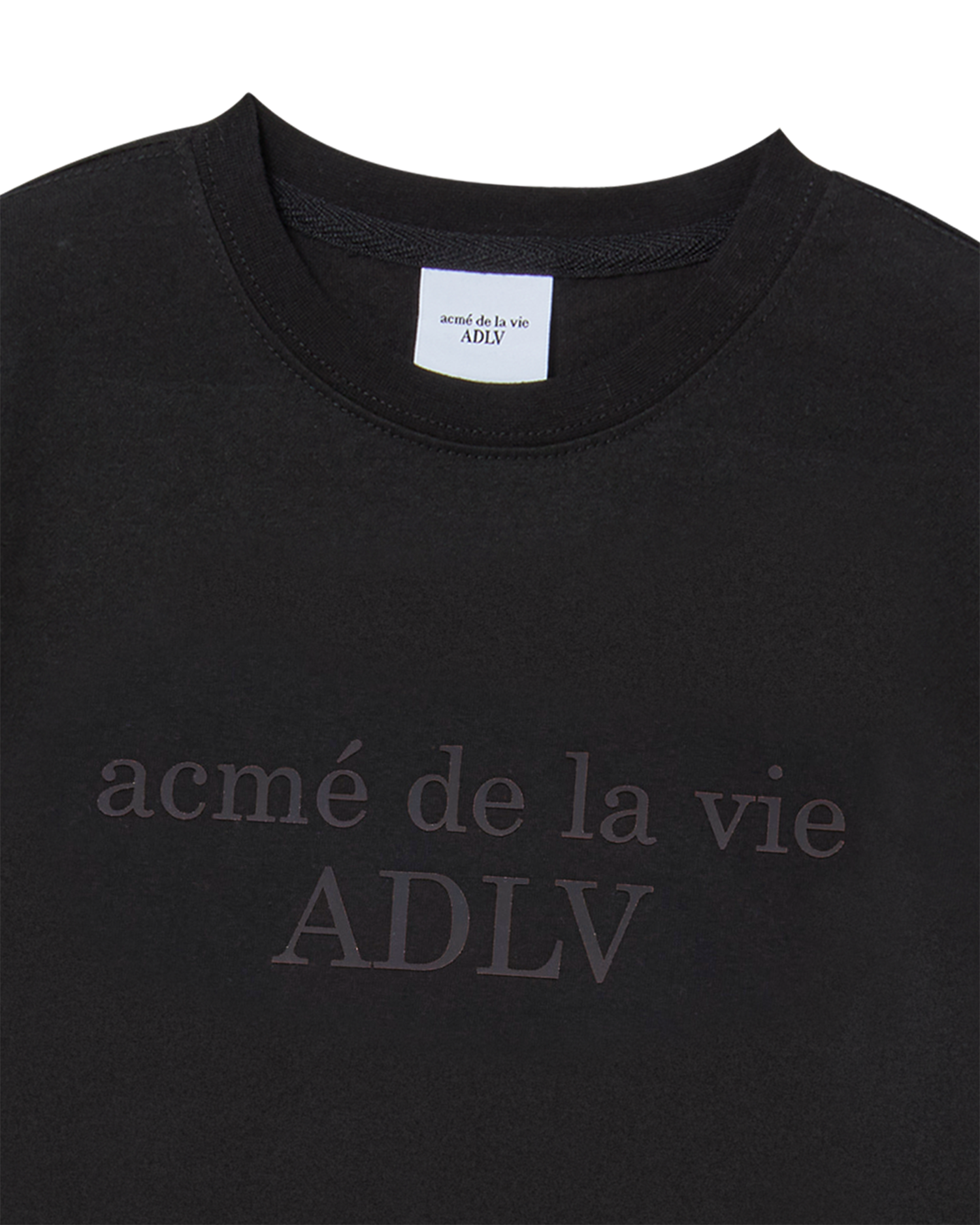 ADLV - Áo thun KIDS TWO TONE LOGO Đen
