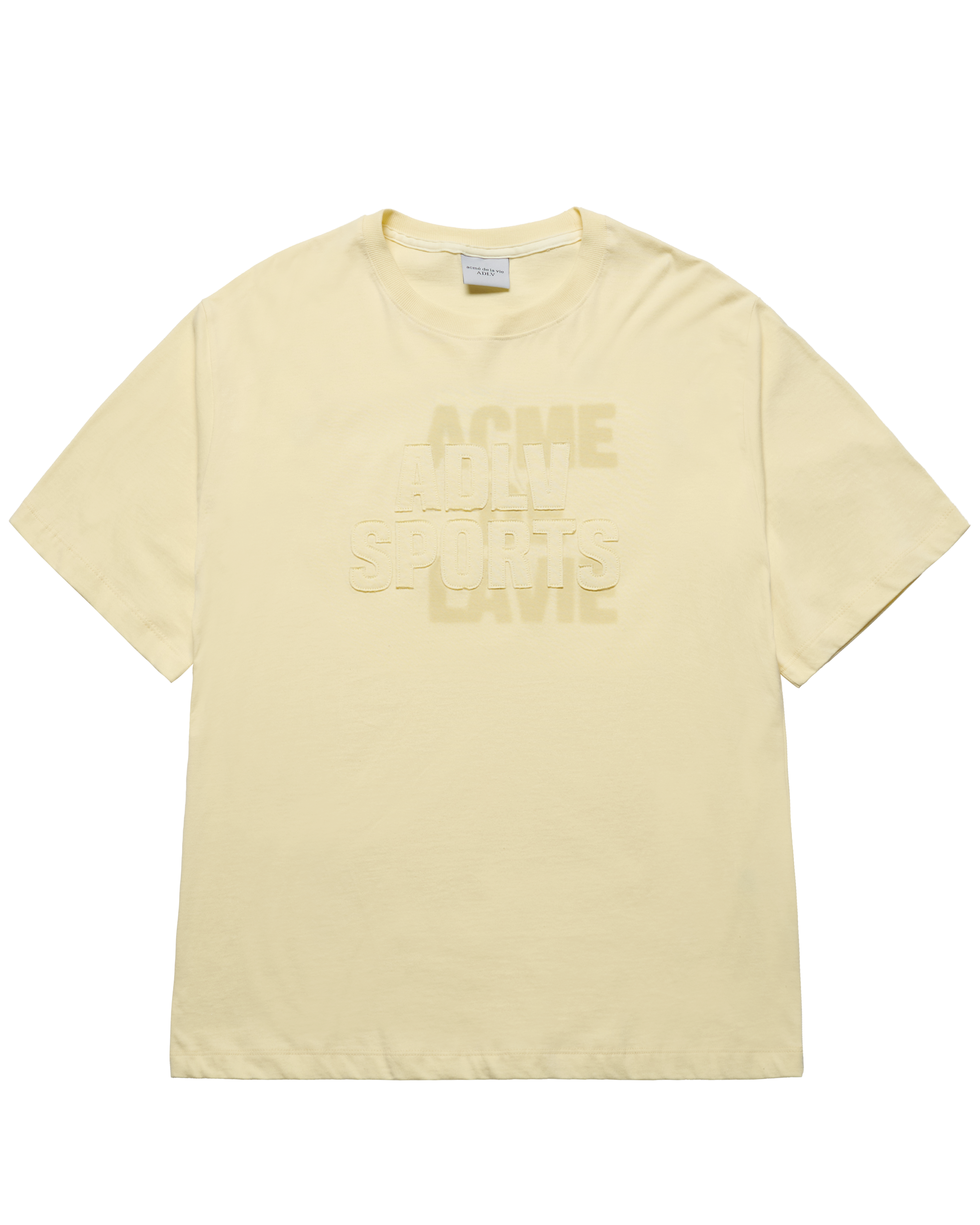 Áo thun ADLV SPORT APPLIQUE Vàng nhạt