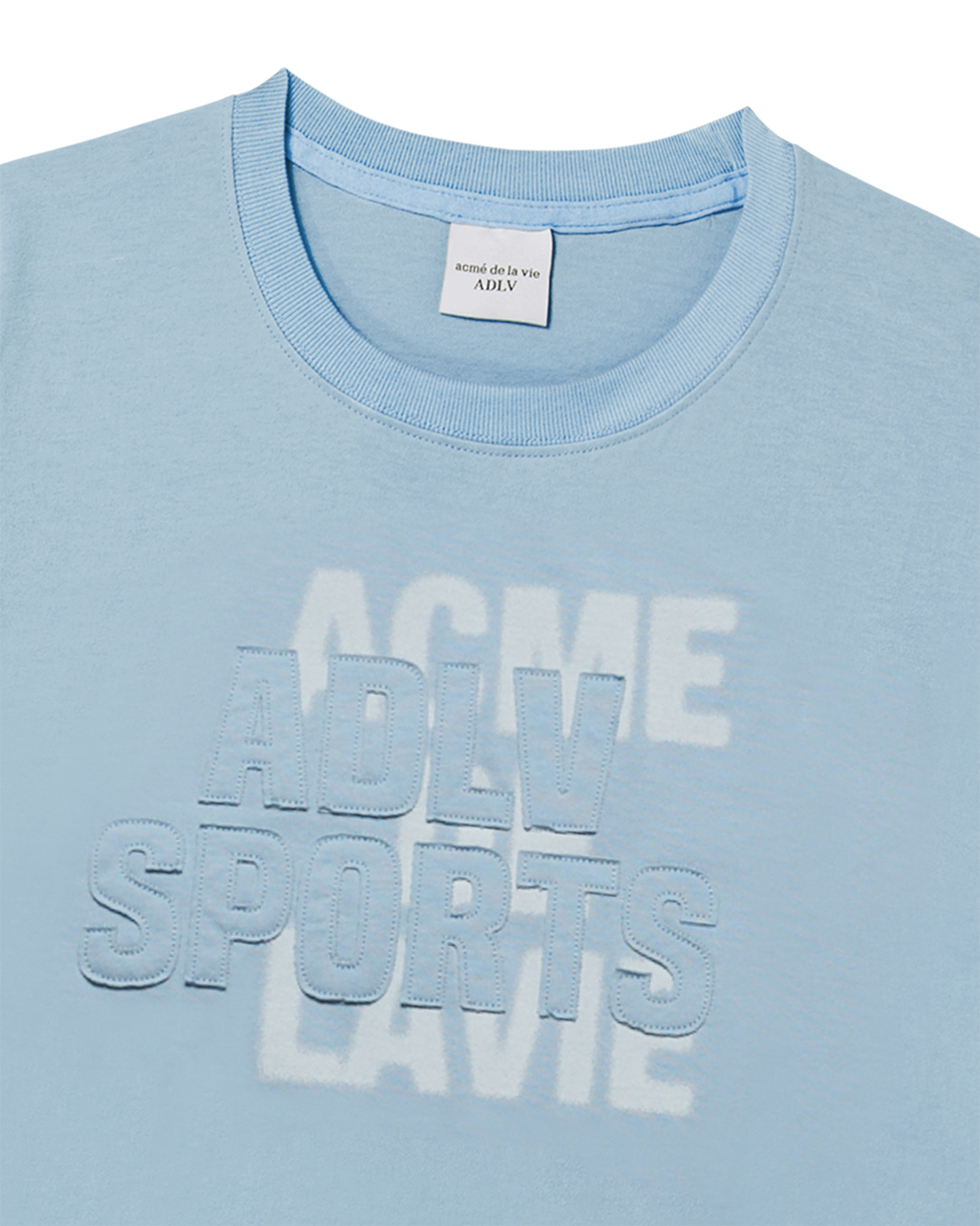 ADLV - Áo thun ADLV SPORT APPLIQUE Xanh da trời