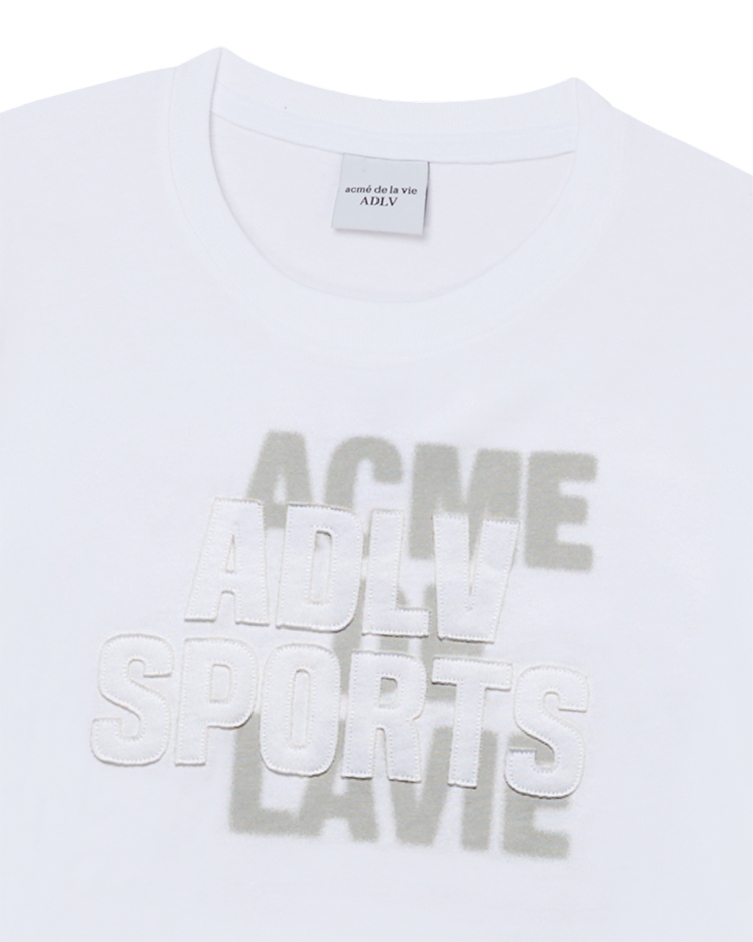 ADLV - Áo thun ADLV SPORT APPLIQUE Trắng
