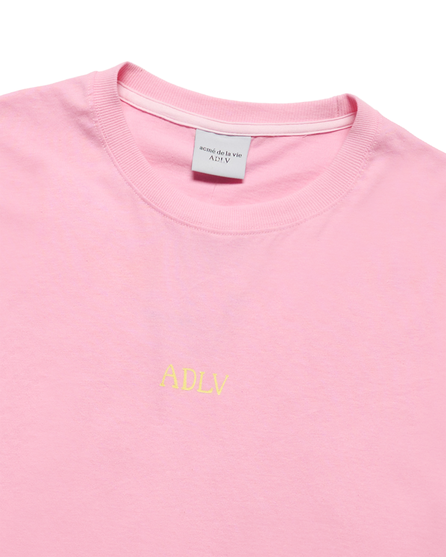 ADLV - Áo thun  CURSIVE LOGO Hồng nhạt