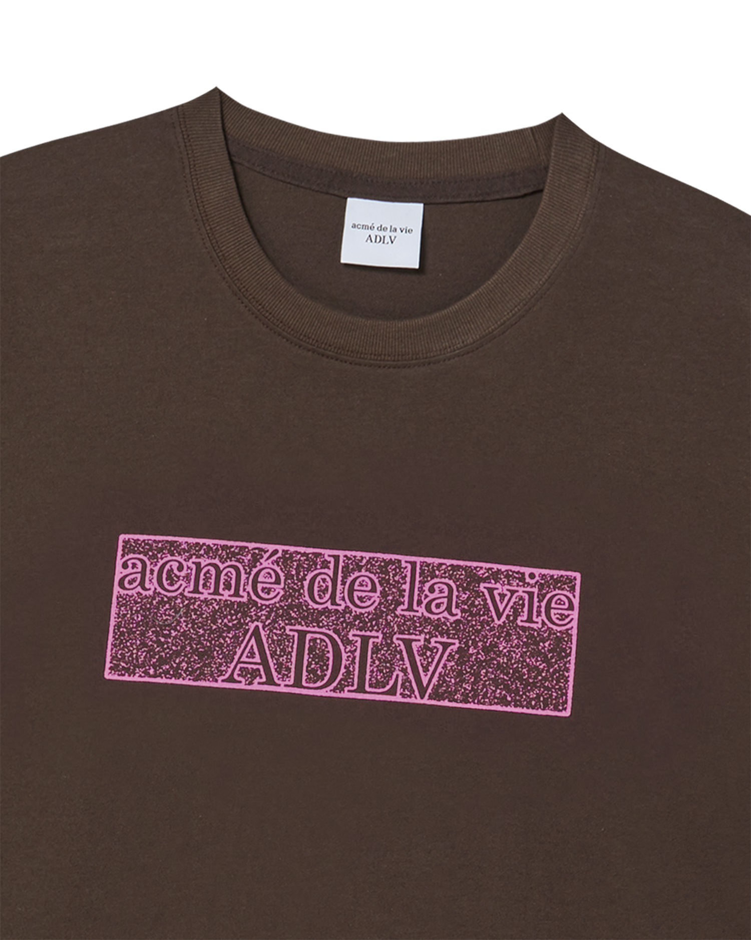 ADLV - Áo thun  NOISE BOX Nâu đậm