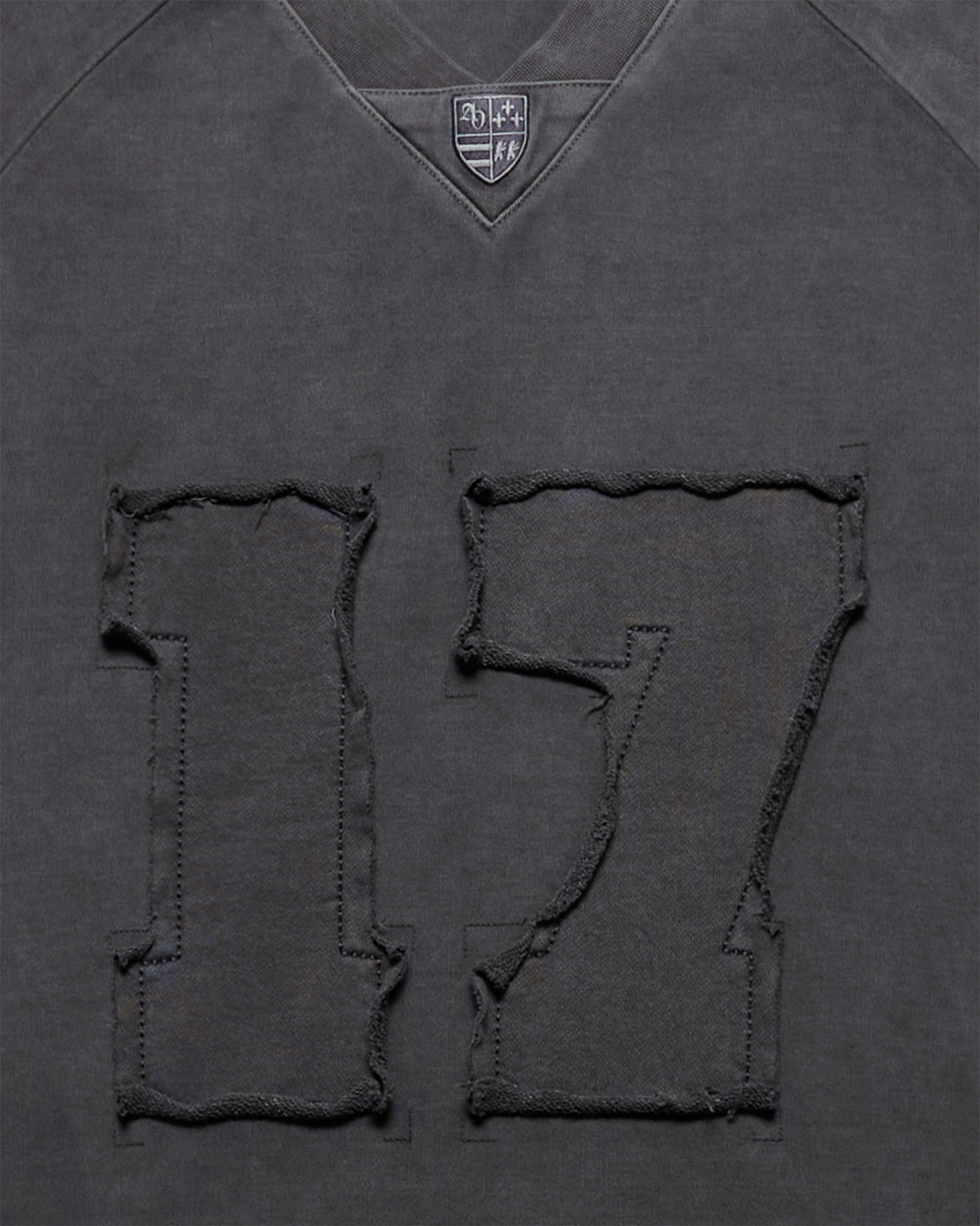 ADLV - Áo thun  PIGMENT OVERSIZED Than chì