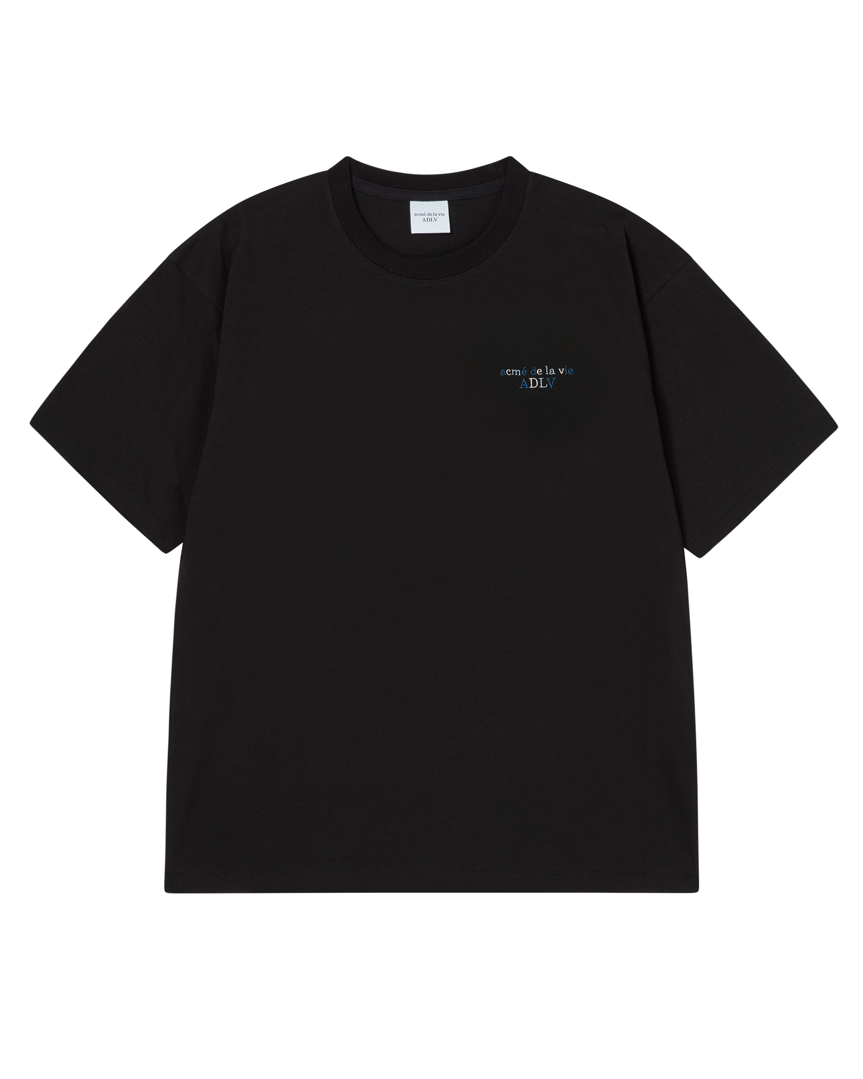 Áo thun TRIPLE CHAIN EMBO BASIC LOGO Đen