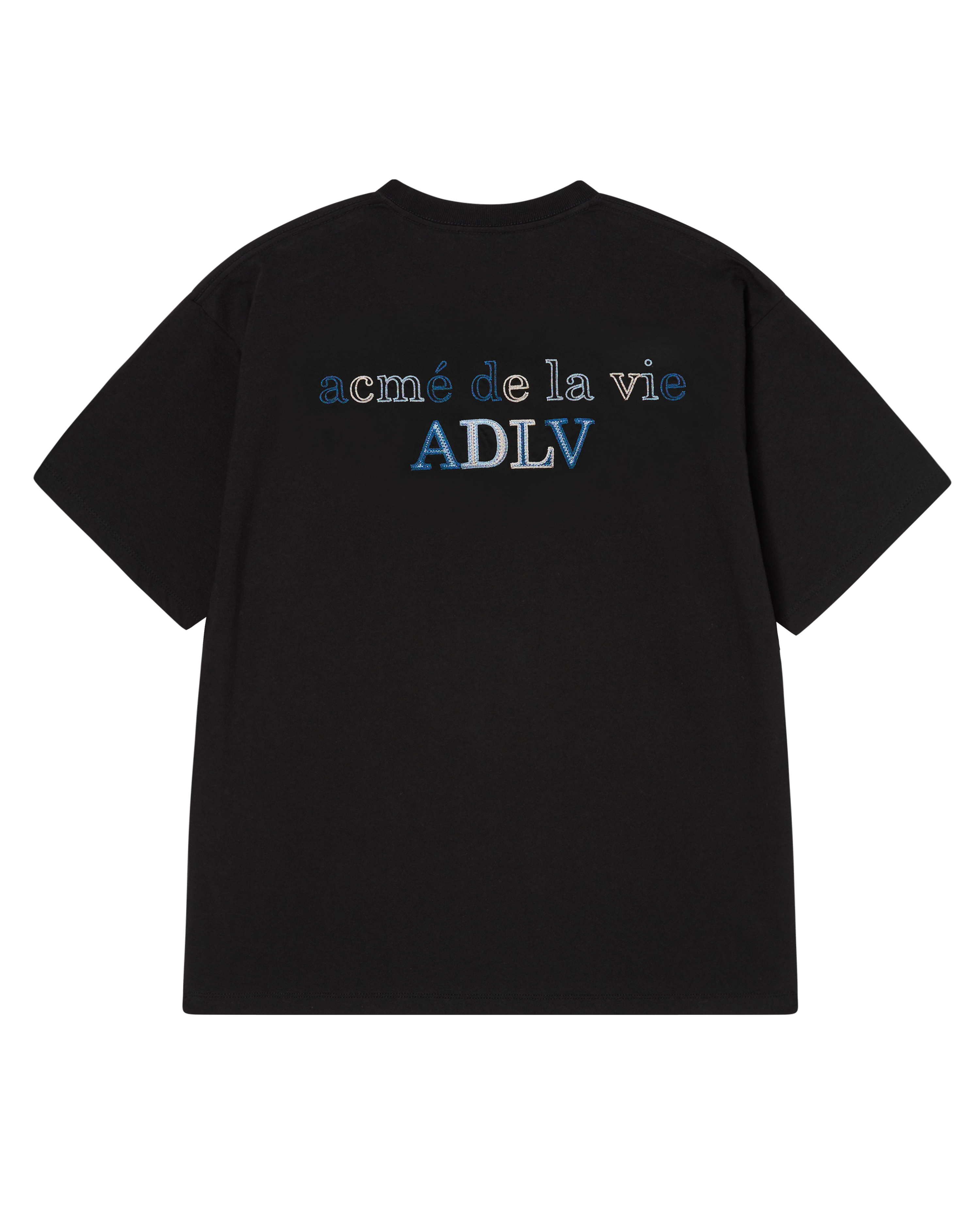 ADLV - Áo thun TRIPLE CHAIN EMBO BASIC LOGO Đen