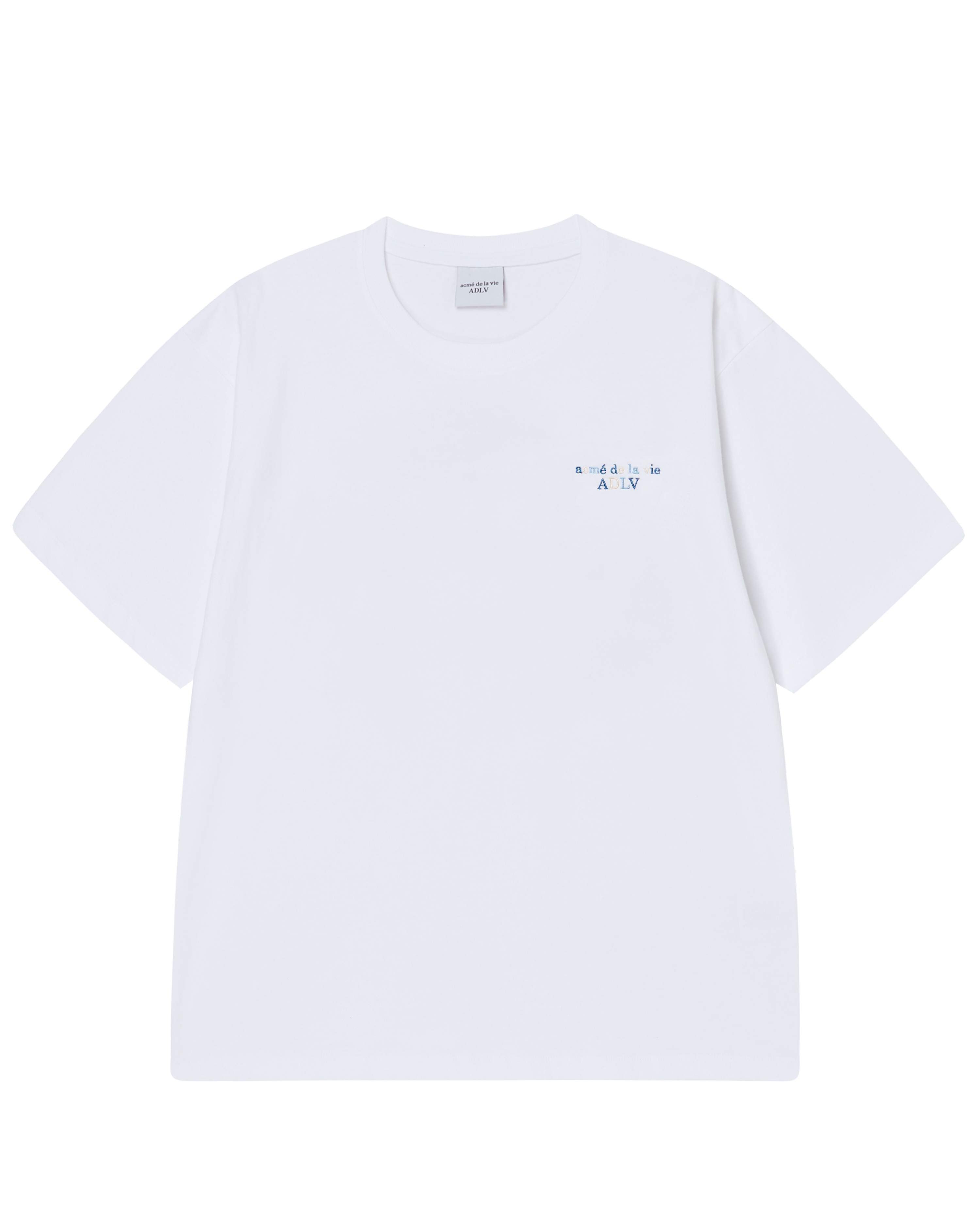 Áo thun TRIPLE CHAIN EMBO BASIC LOGO Trắng