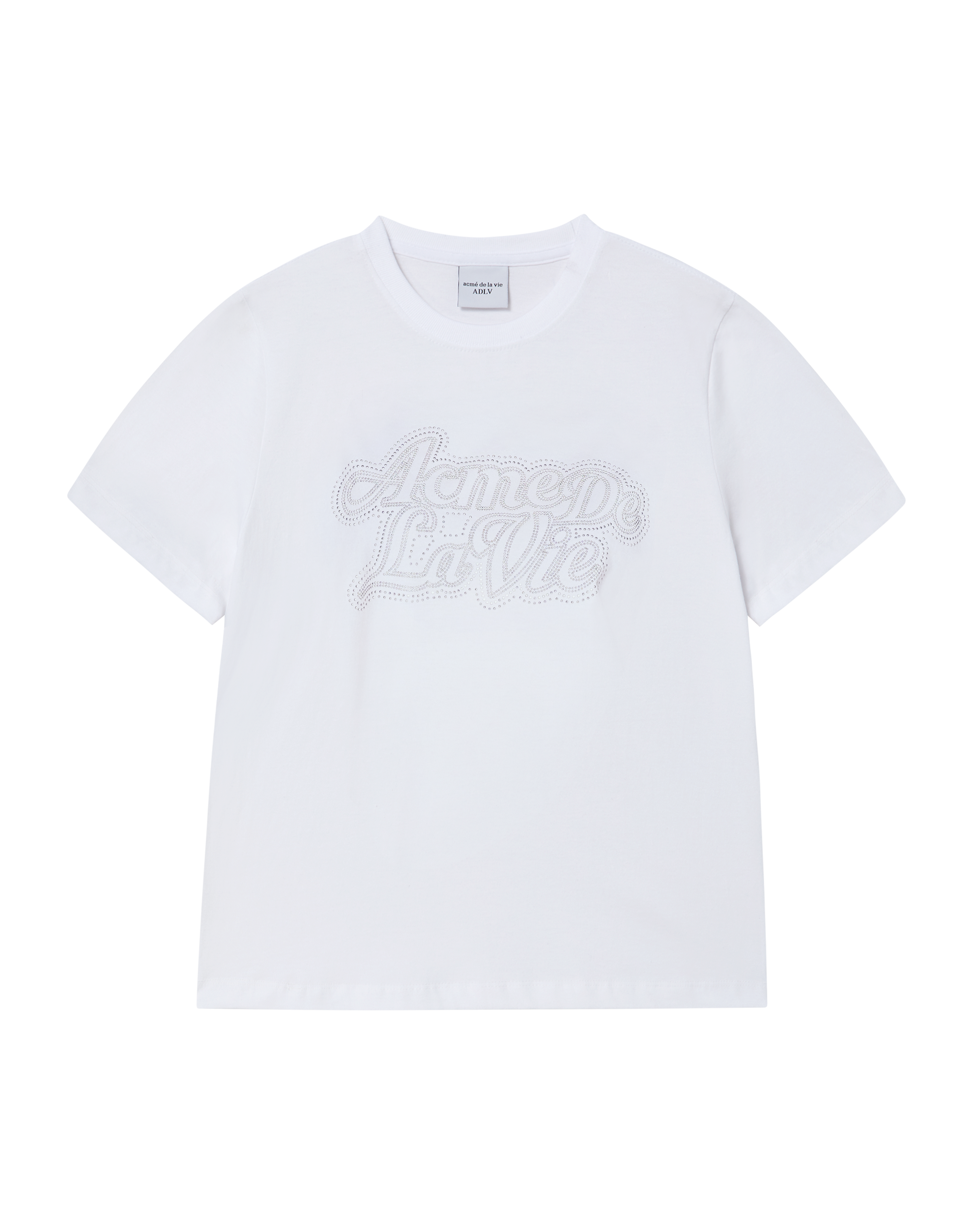 ADLV - Áo thun WOMAN CUBIC LAYER LOGO Trắng