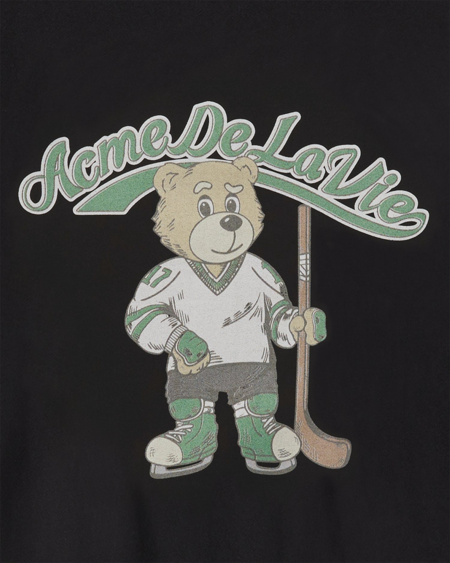 ADLV - Áo nỉ VINTAGE MASCOT AC BEAR Đen
