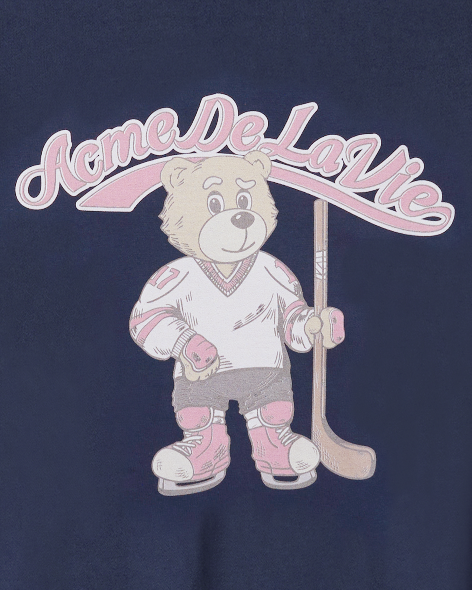 ADLV - Áo nỉ VINTAGE MASCOT AC BEAR Xanh navy đậm