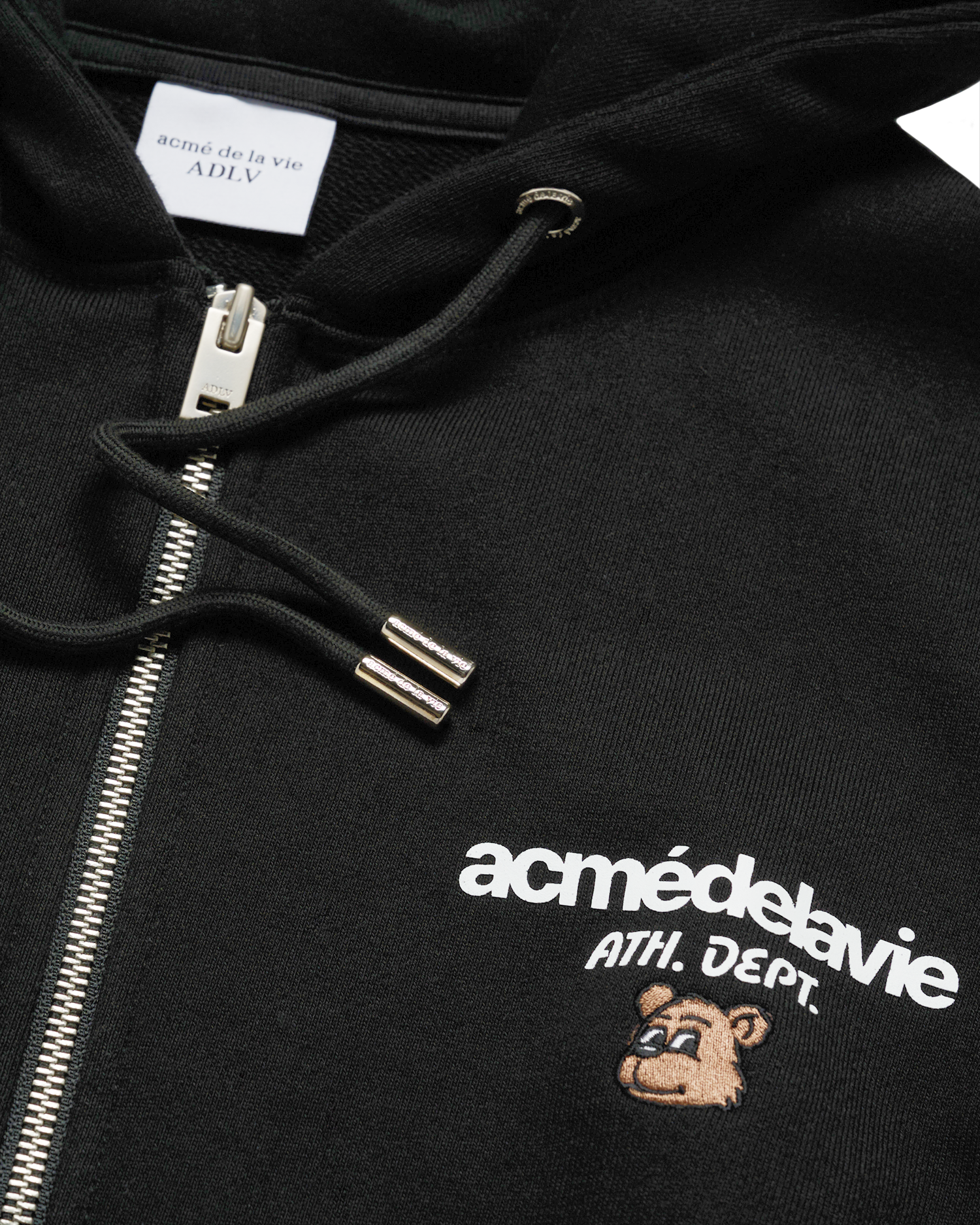 ADLV - Áo hoodie AC POINT STANDARD Đen