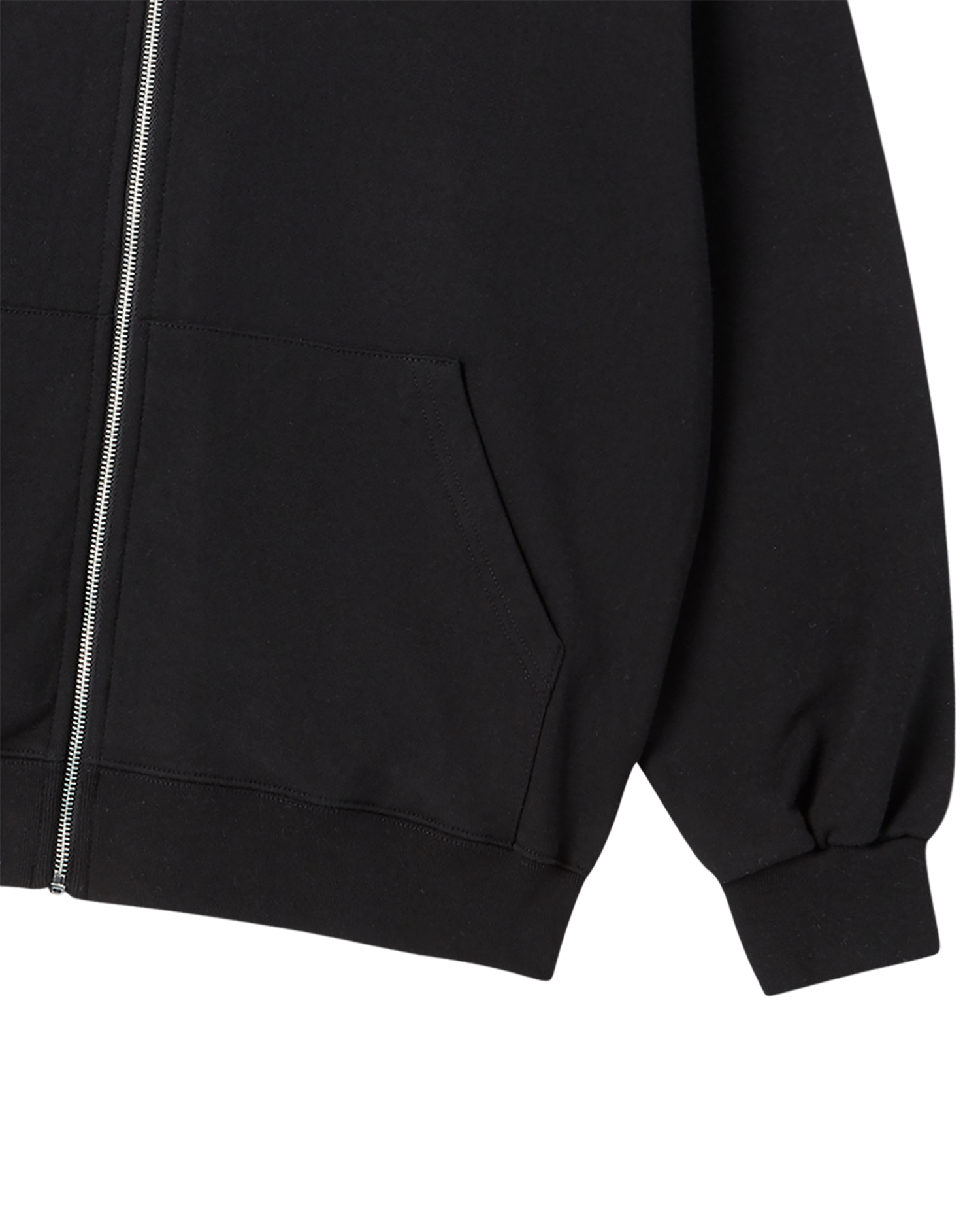 ADLV - Áo hoodie kéo khóa BASIC AC BEAR Đen