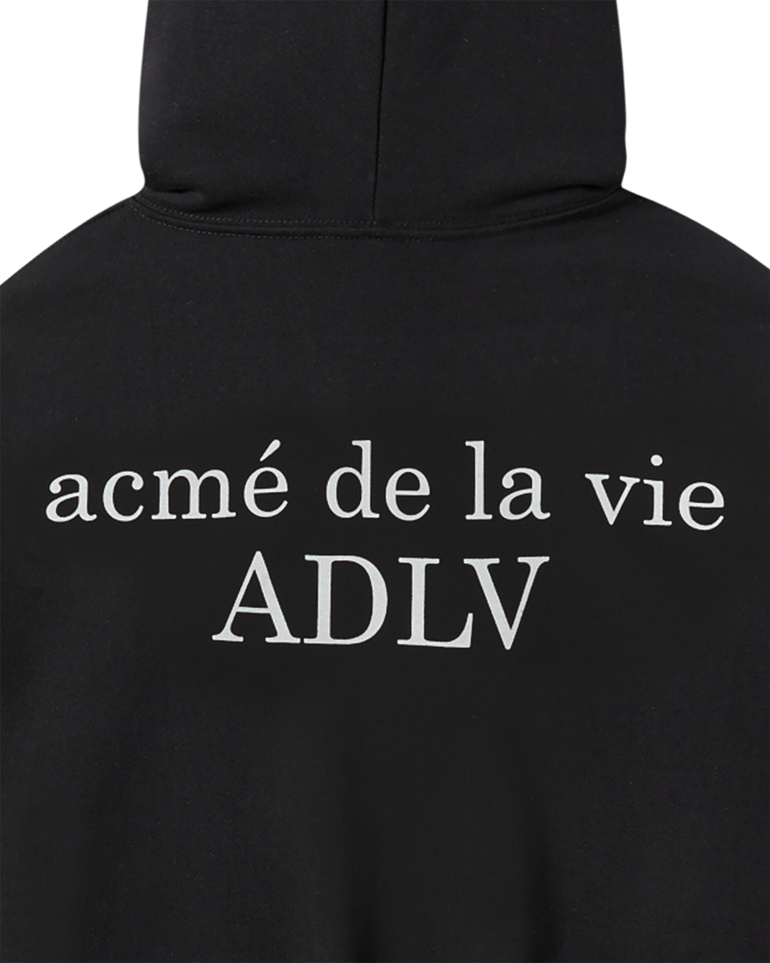ADLV - Áo hoodie kéo khóa BASIC AC BEAR Đen