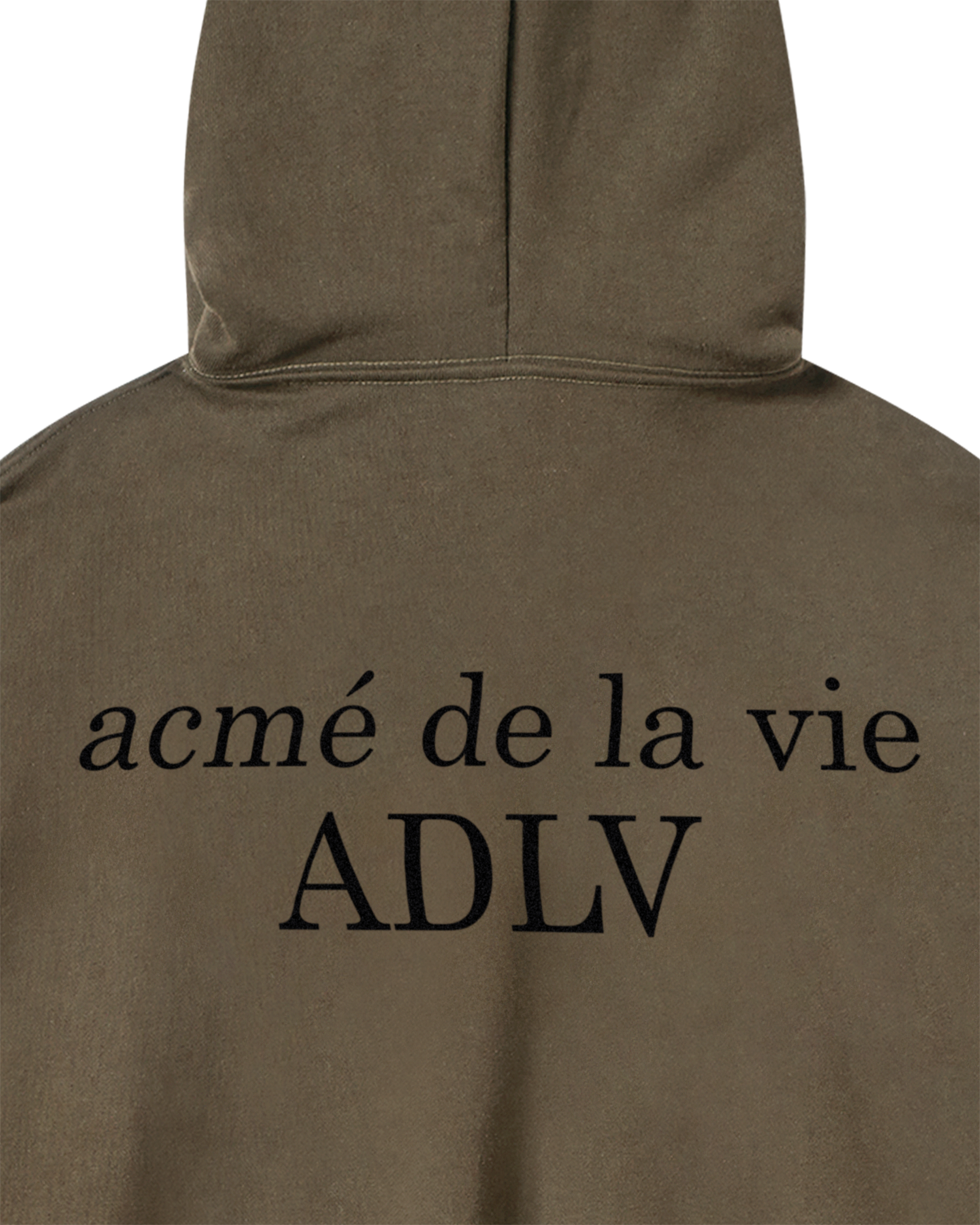 ADLV - Áo hoodie kéo khóa BASIC AC BEAR Ca cao