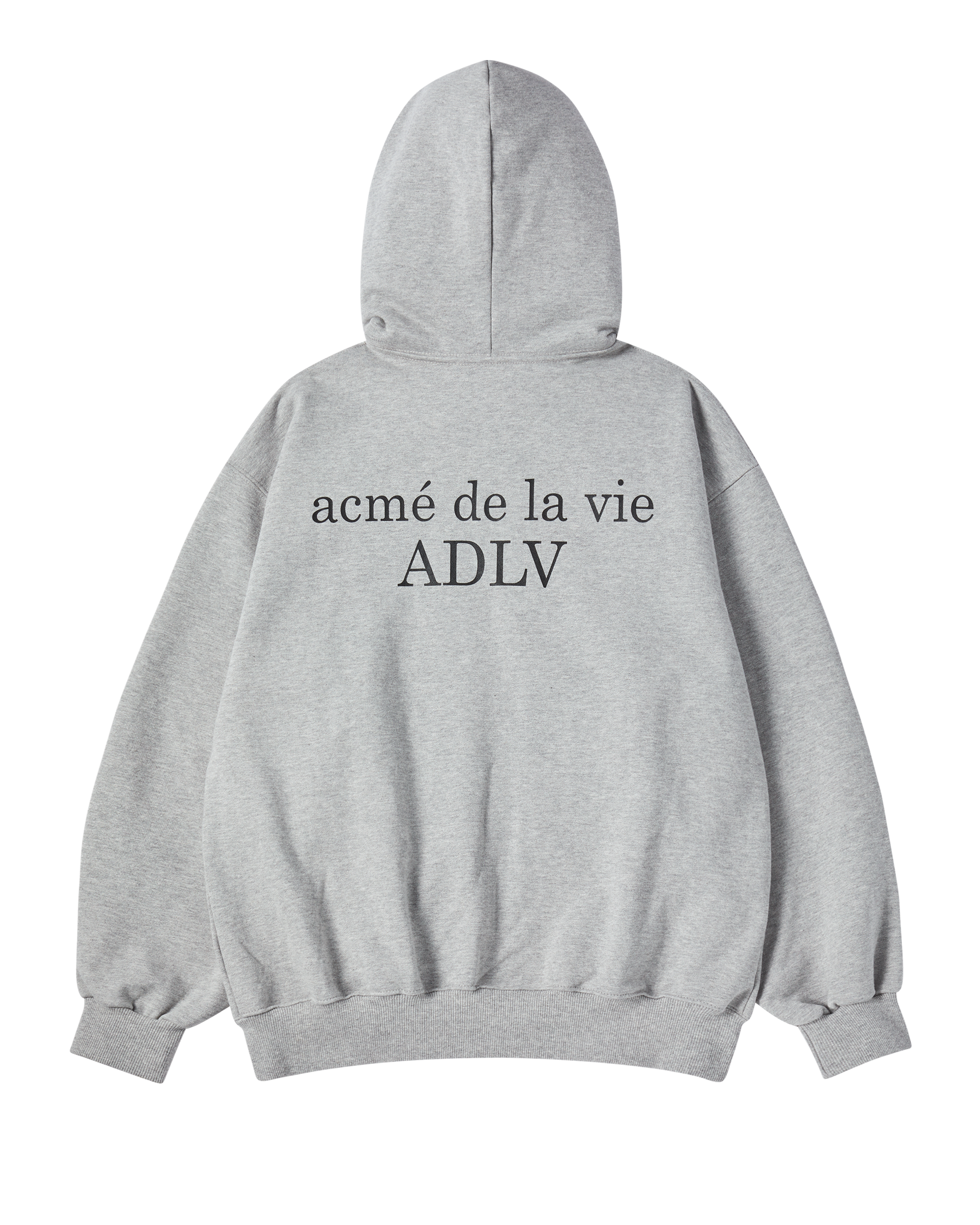 ADLV - Áo hoodie éo khóa BASIC AC BEAR Muối tiêu