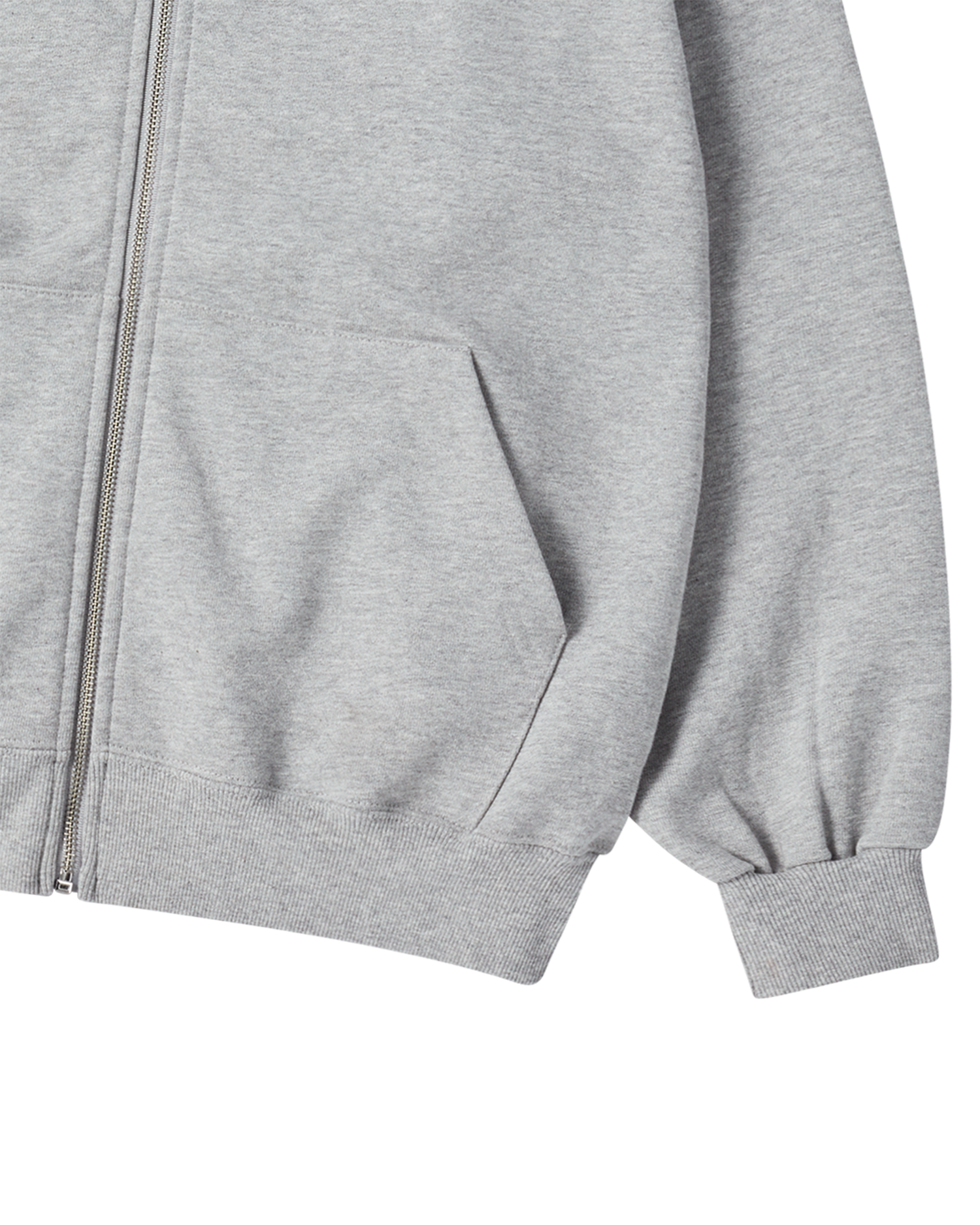 ADLV - Áo hoodie éo khóa BASIC AC BEAR Muối tiêu
