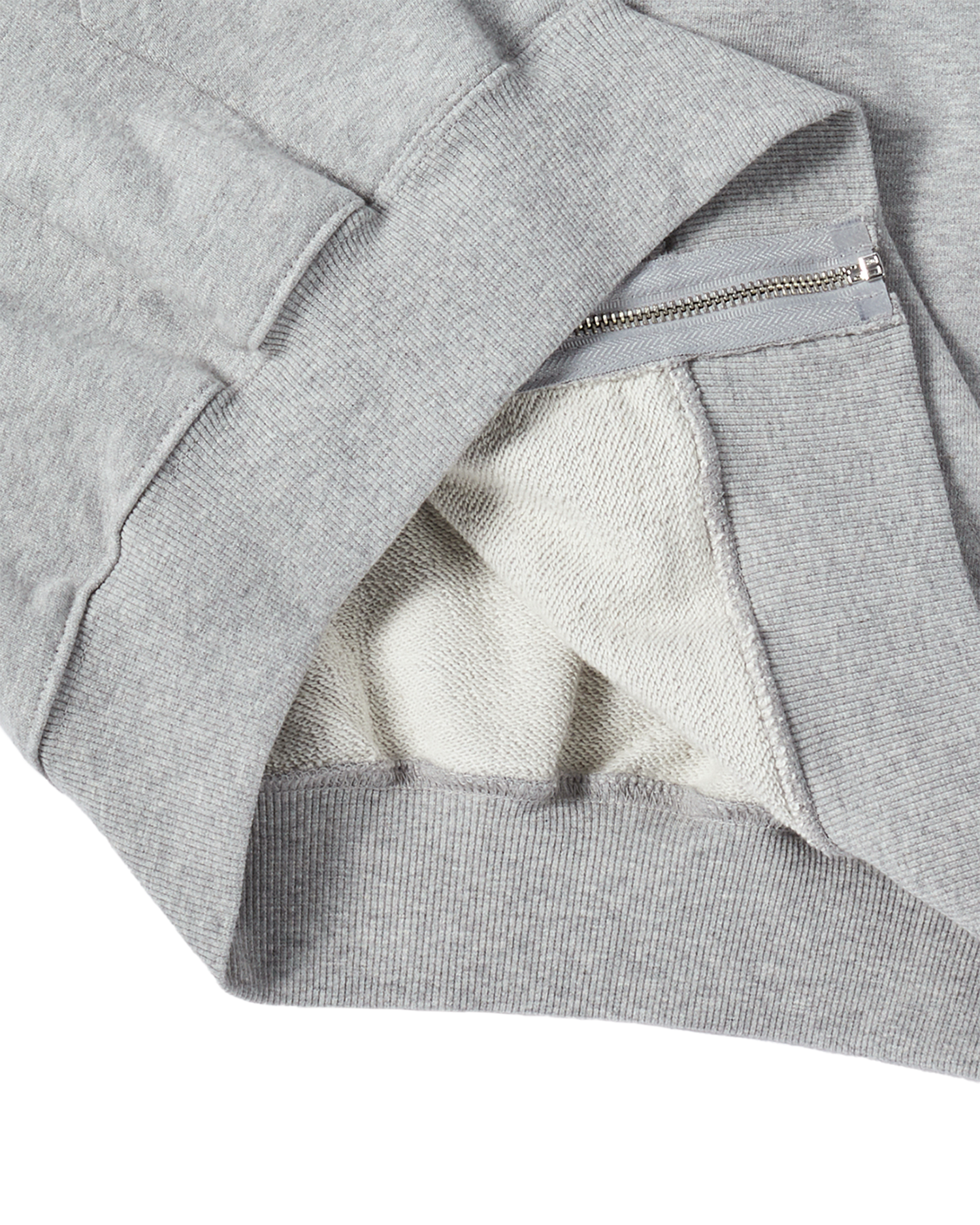 ADLV - Áo hoodie éo khóa BASIC AC BEAR Muối tiêu