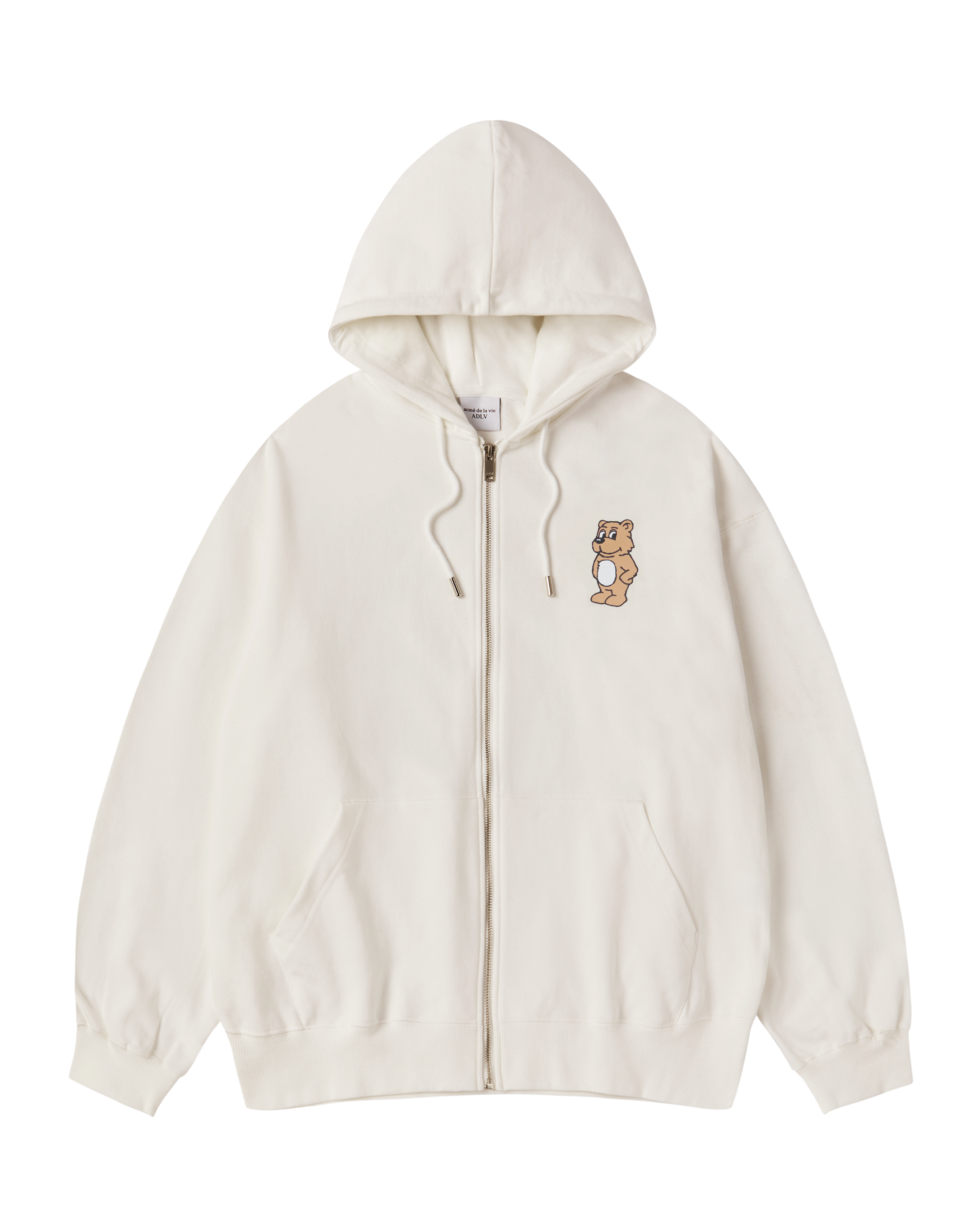 Áo hoodie STAND 2D AC BEAR Trắng ngà