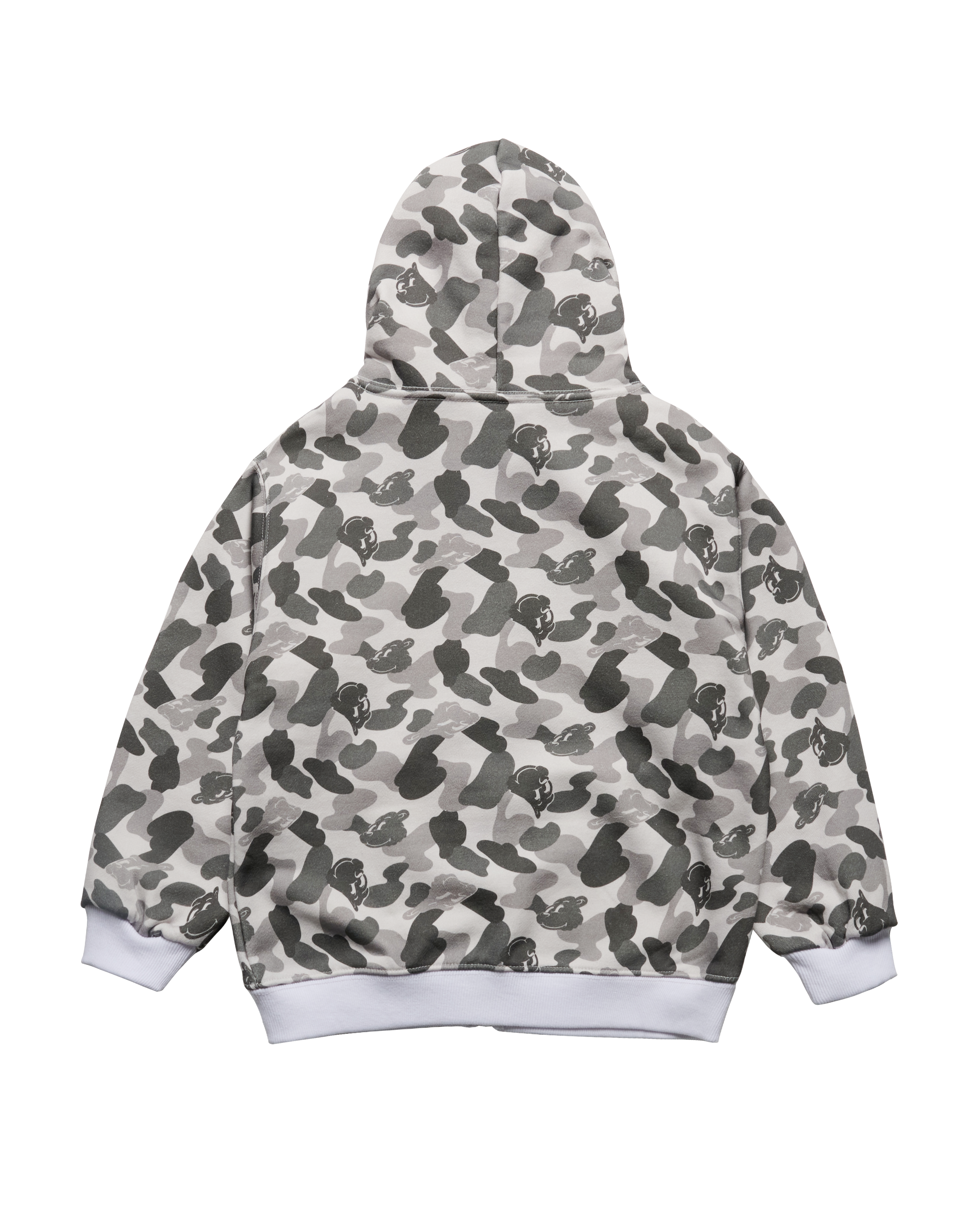 ADLV - Áo hoodie KIDS AC BEAR ALLOVER Xám
