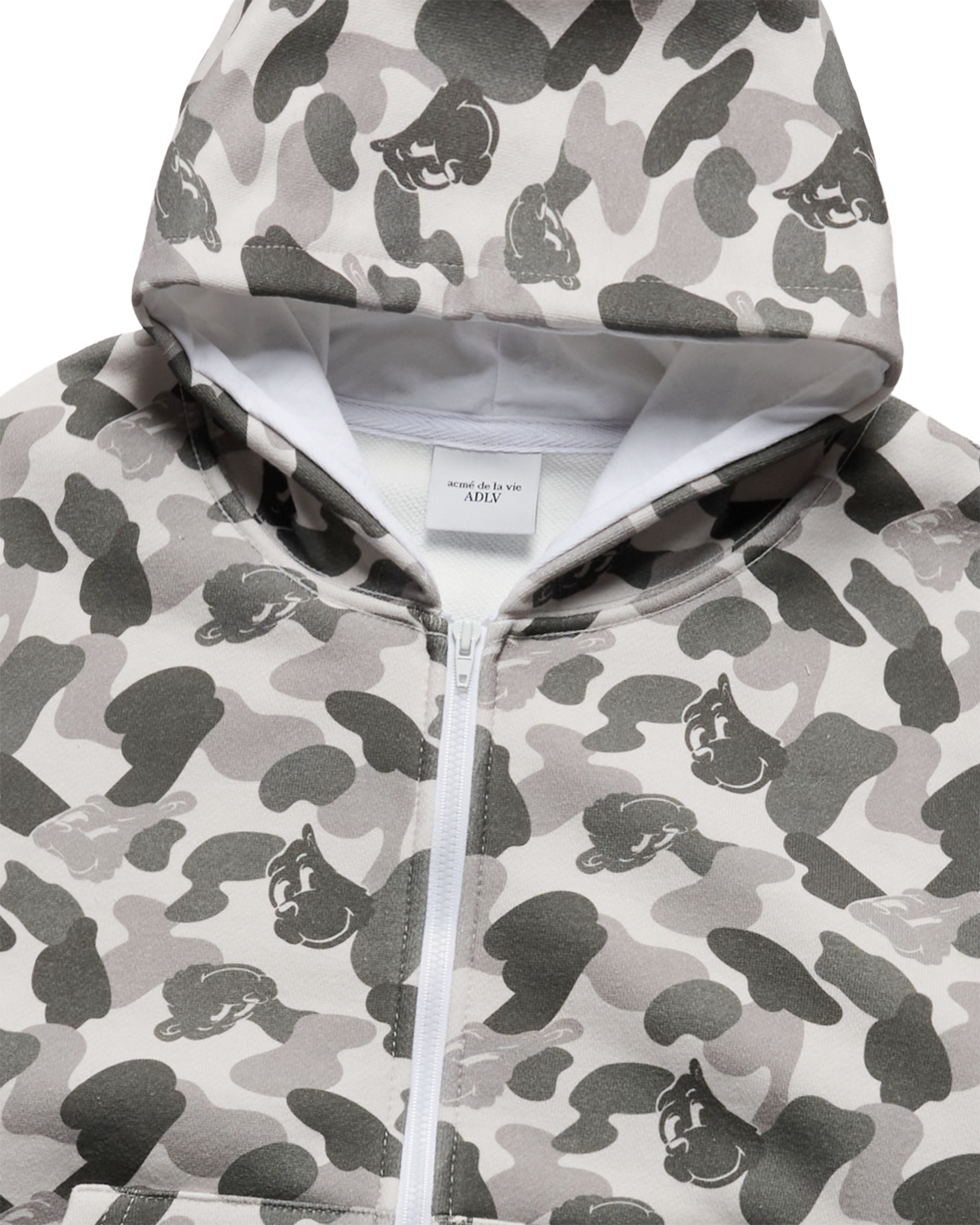 ADLV - Áo hoodie KIDS AC BEAR ALLOVER Xám