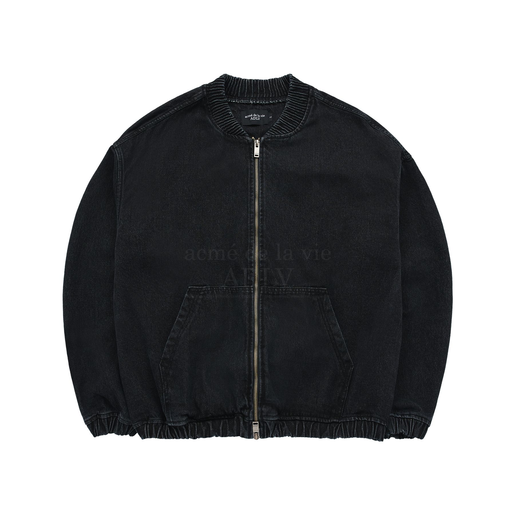 ADLV - Áo Khoác ADLV Denim Blouson Ma-1 Đen