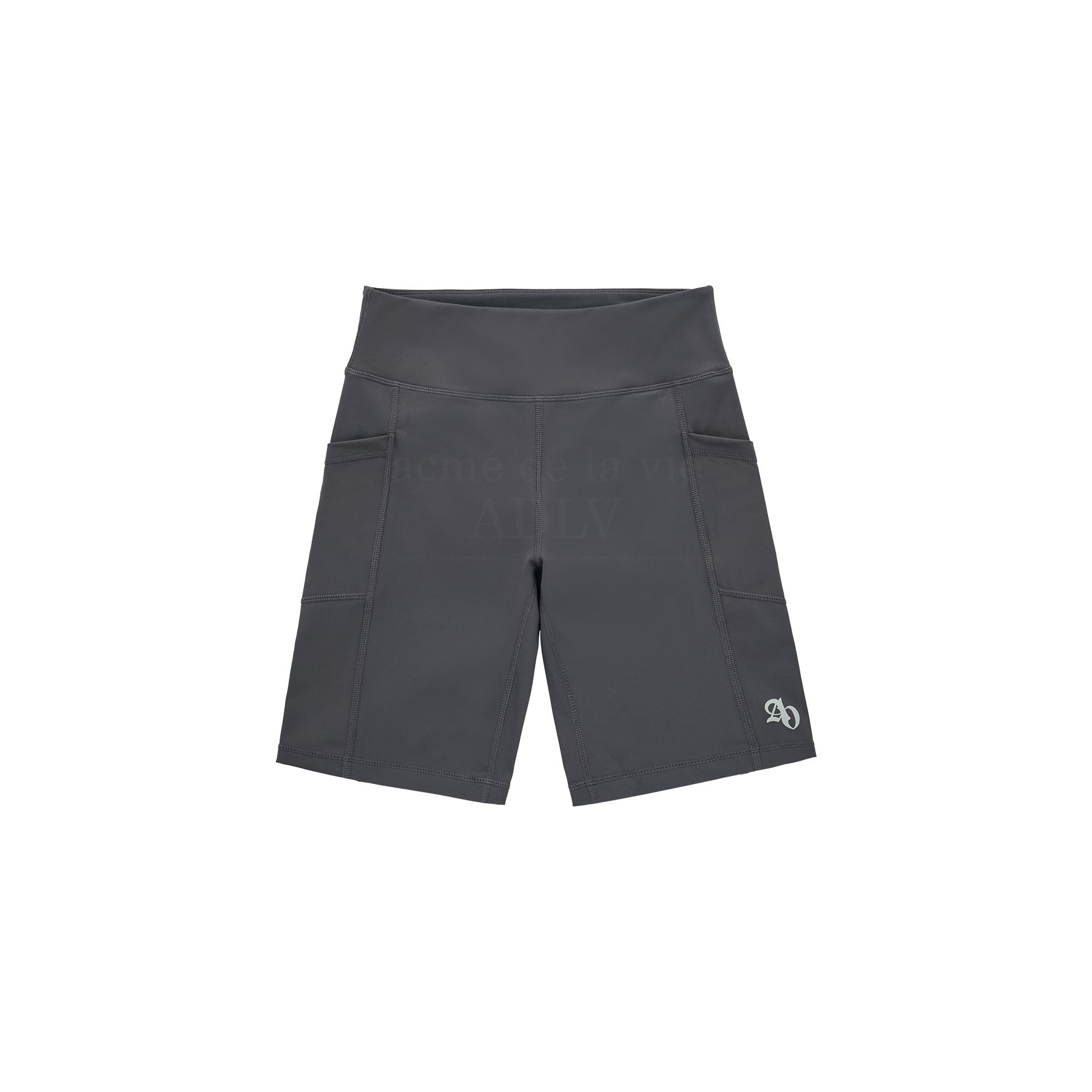 ADLV - Quần Short Symbol Logo Biker Than Chì