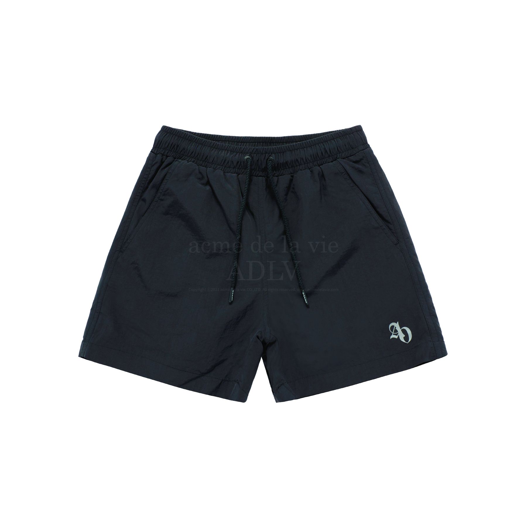 ADLV - Quần Short NYlon Waterproof Đen