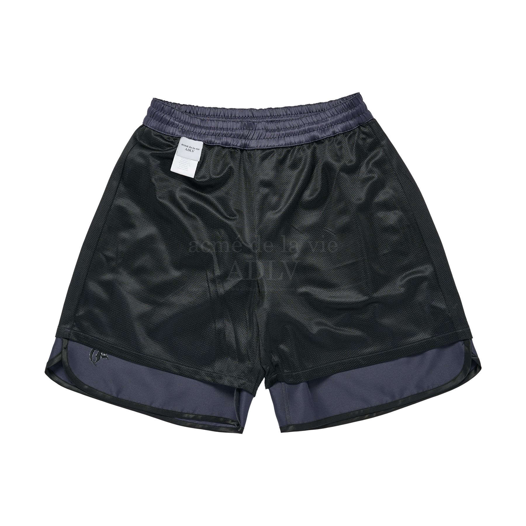 ADLV - Quần Short Nữ Satin Semi Boxing Đen