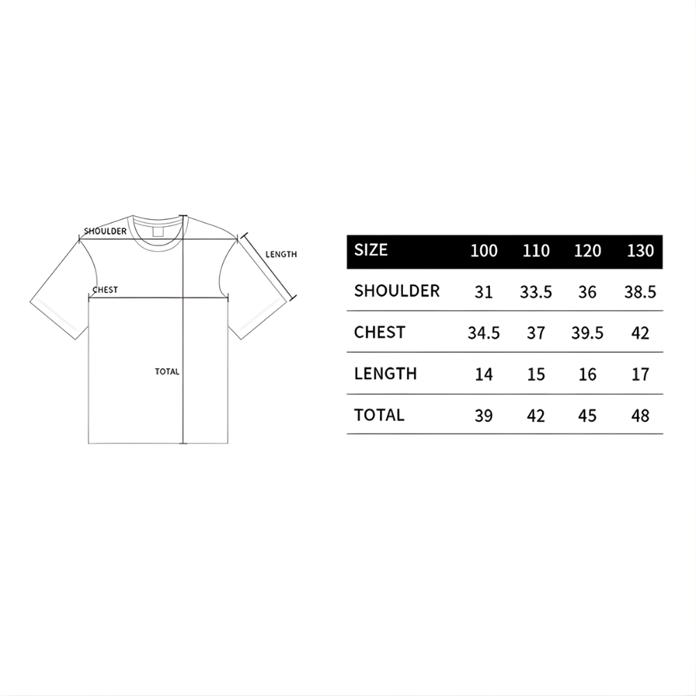 [KIDS] Áo Thun Border Line Basic Logo Đen