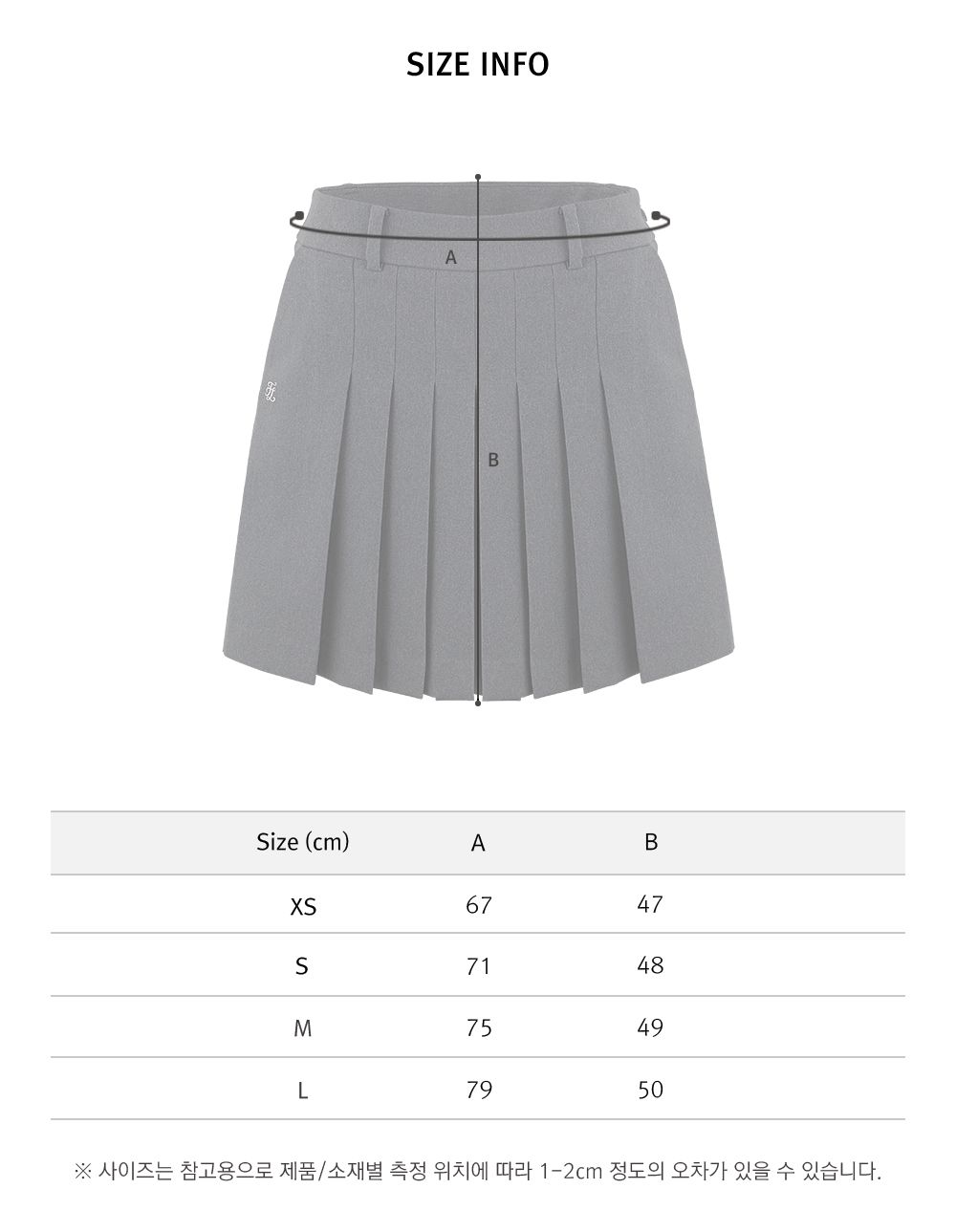 FairLiar - Quần Pleated Culottes - Xám