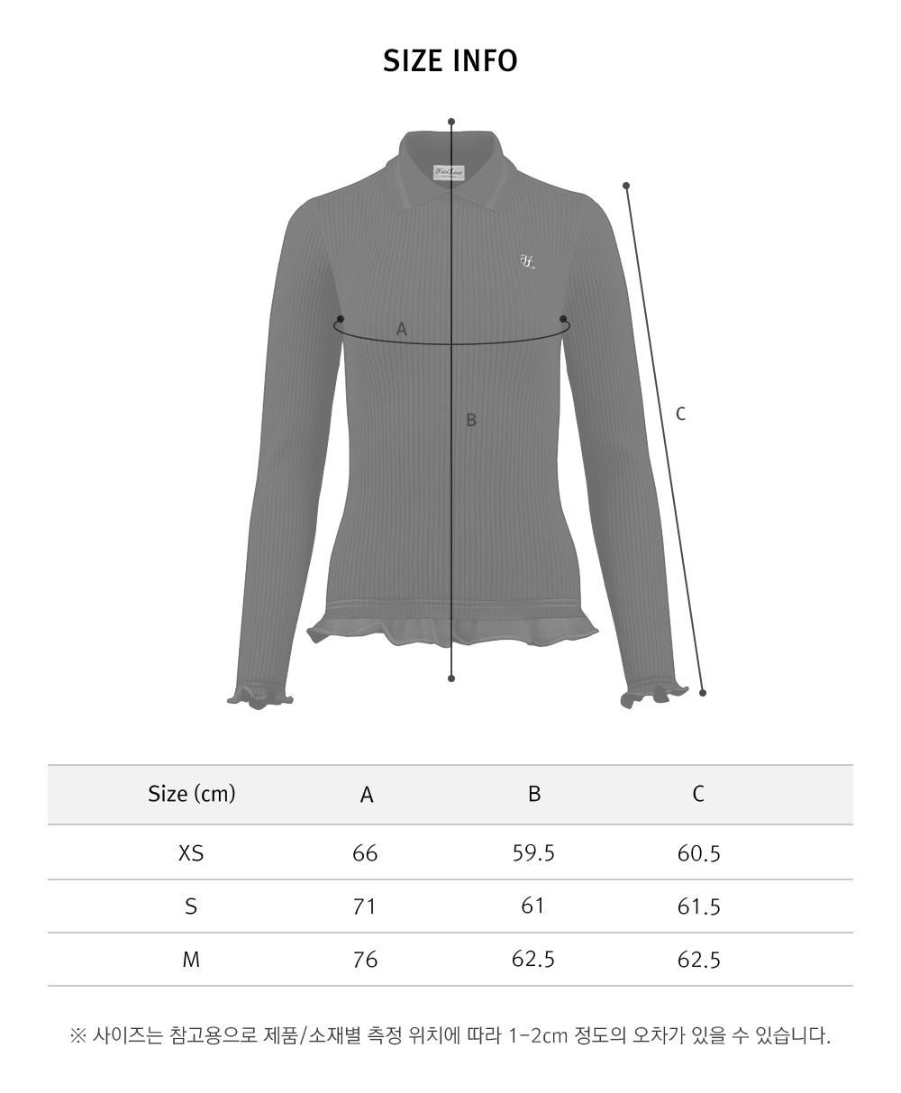 FairLiar - Áo len Lace Collar Ribbed- Trắng