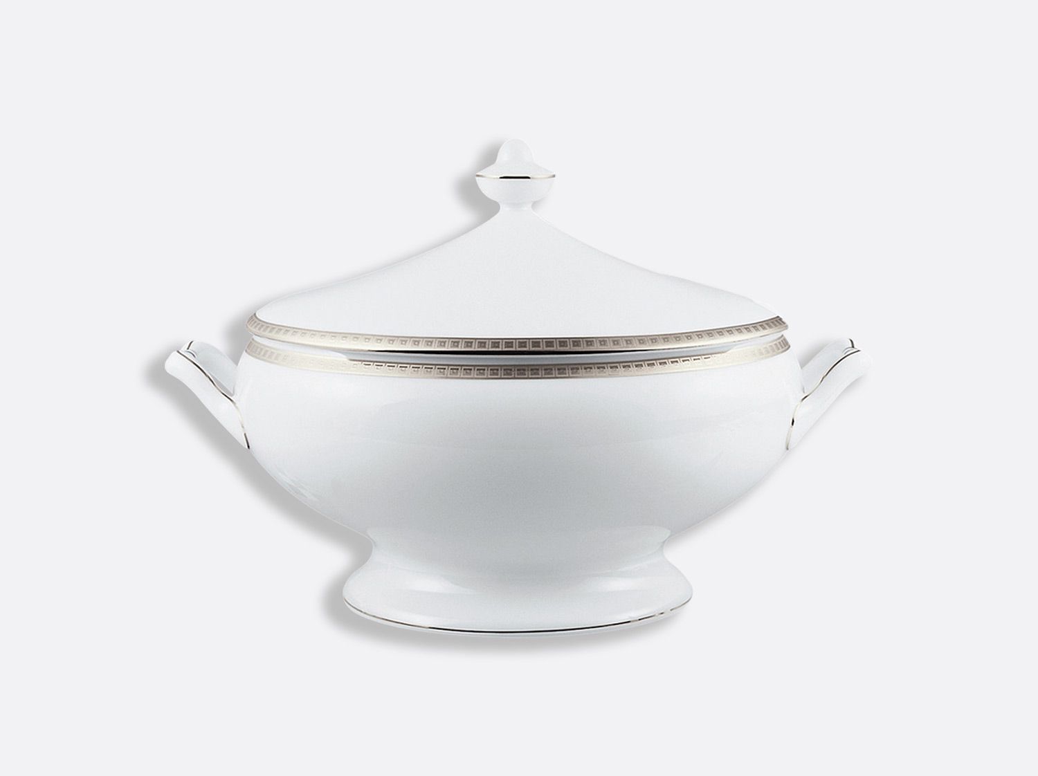 Bernardaud - Tô súp có nắp ATHENA PLATINE Soup-tureen-2qt