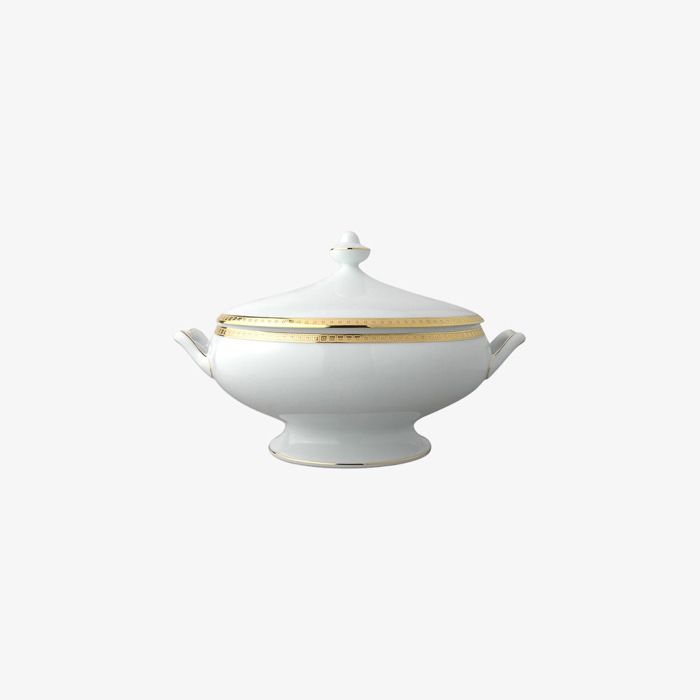 Bernardaud - Bát soup kèm nắp ATHÉNA GOLD 1800ml