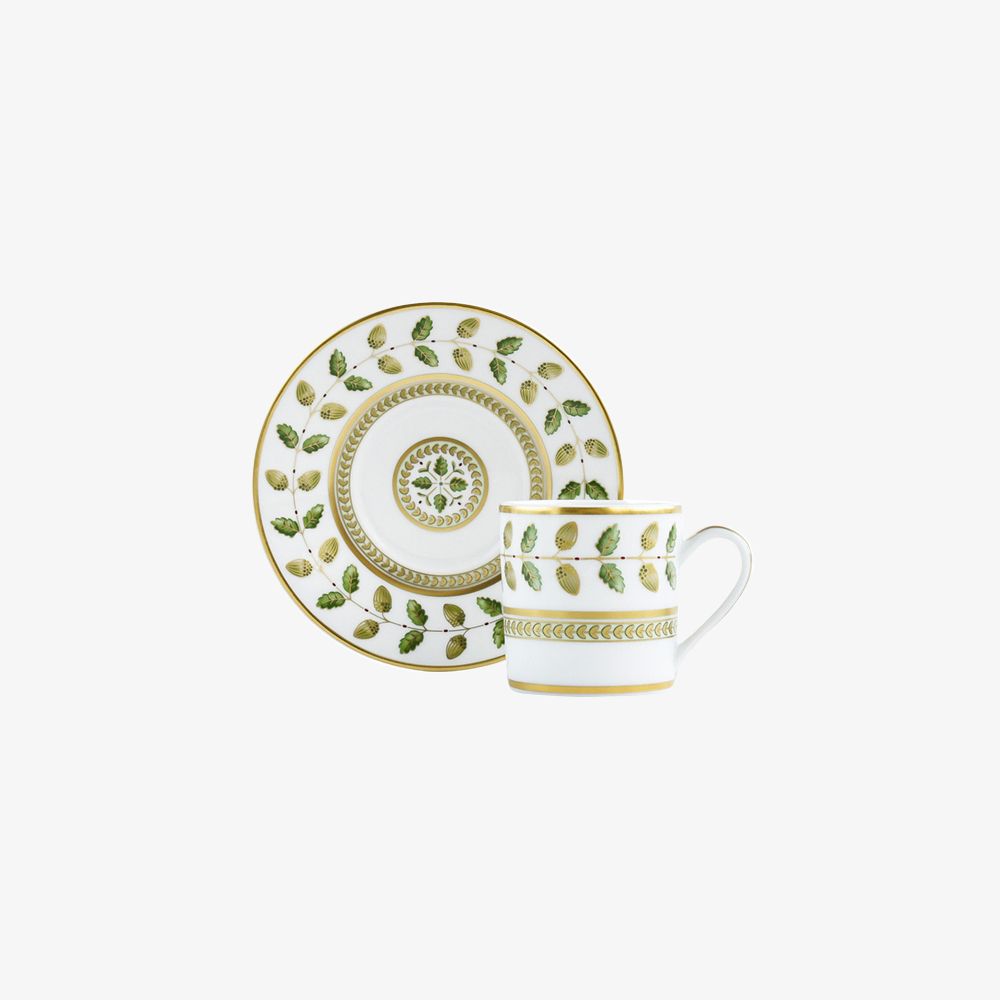 Bernardaud - Tách espresso và đĩa lót CONSTANCE Espresso-cup-and-saucer-3-oz