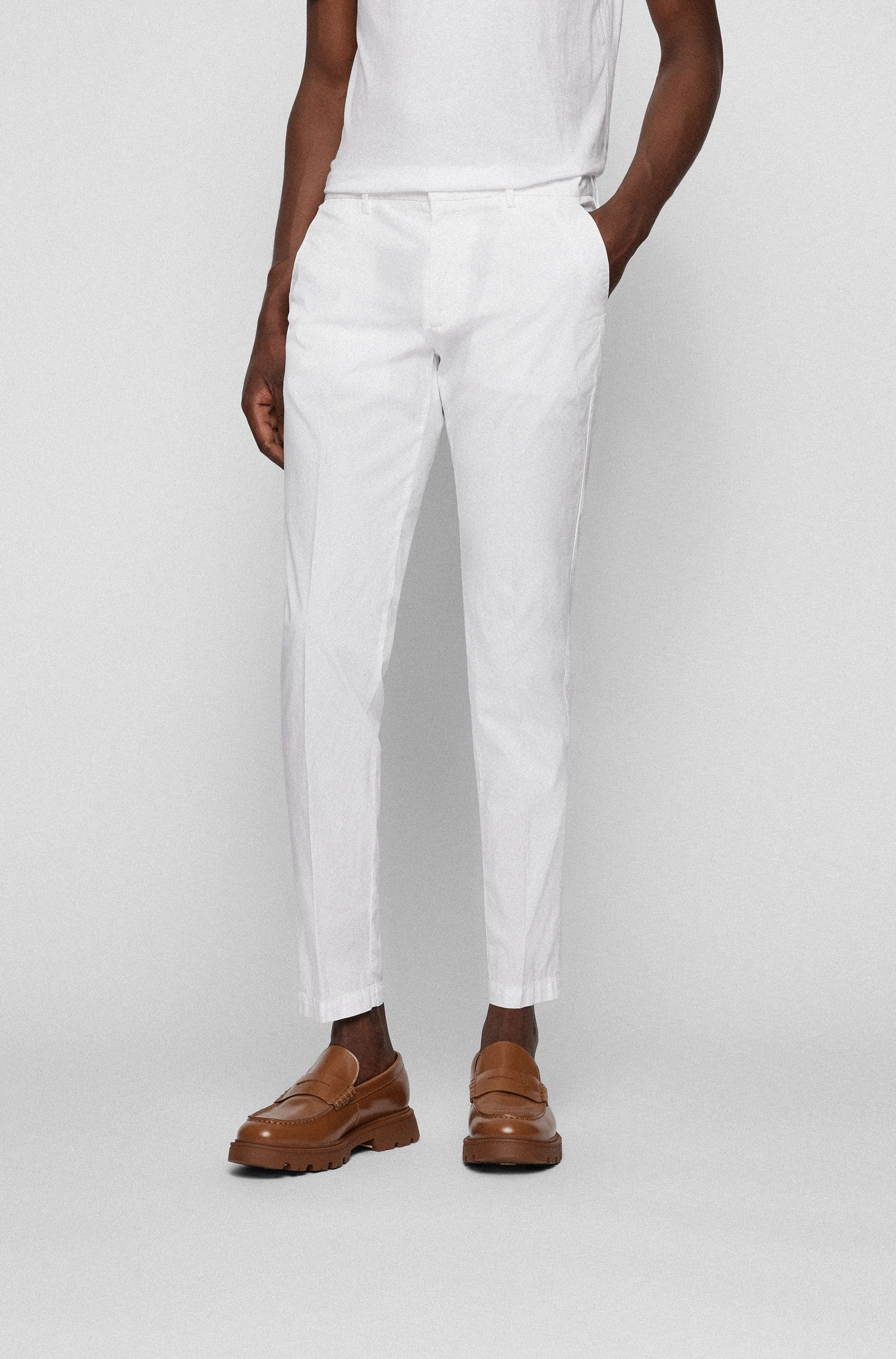 Quần chinos chất cotton co giãn