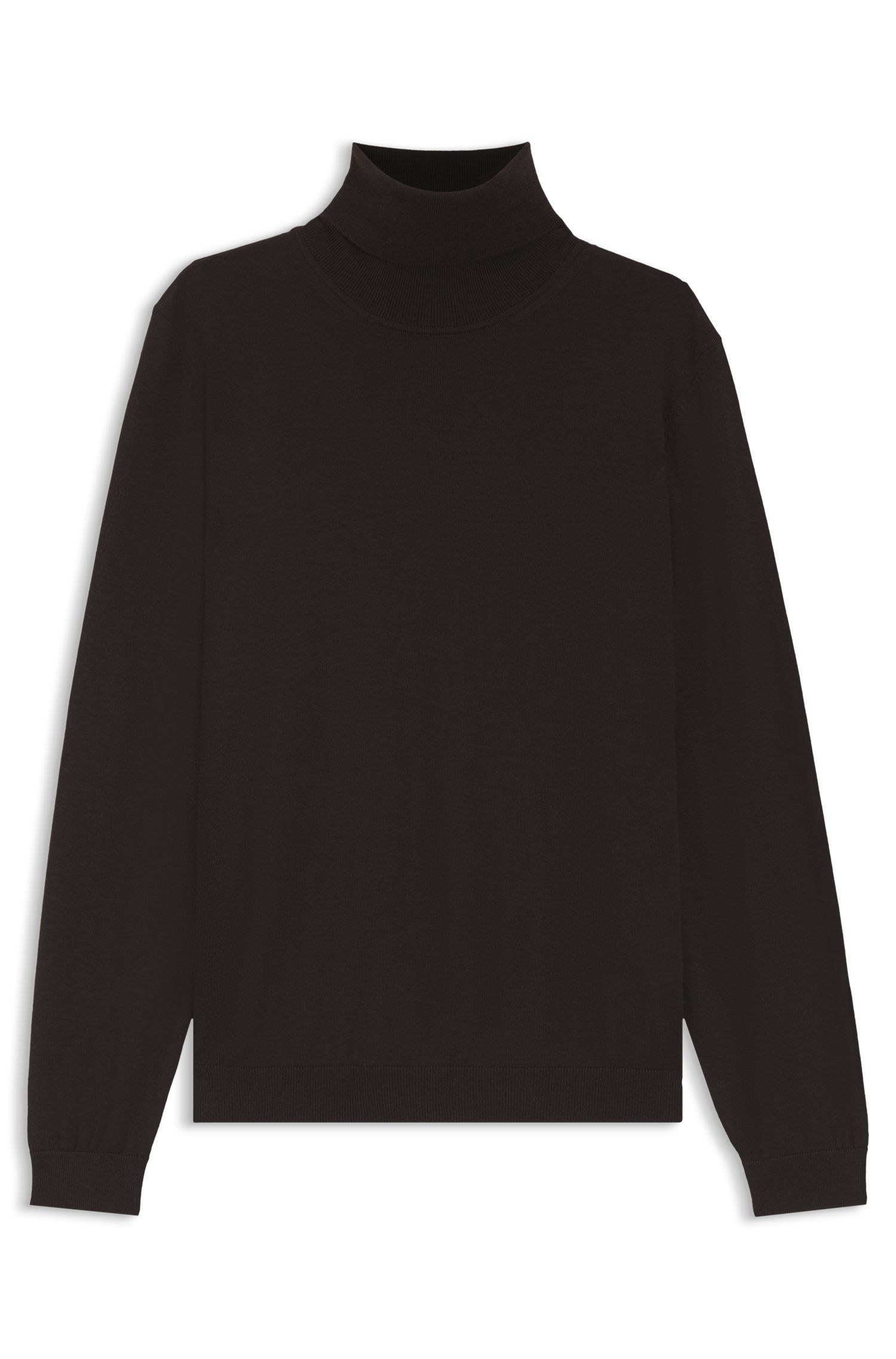 BOSS - Áo sweater dáng slim-fit