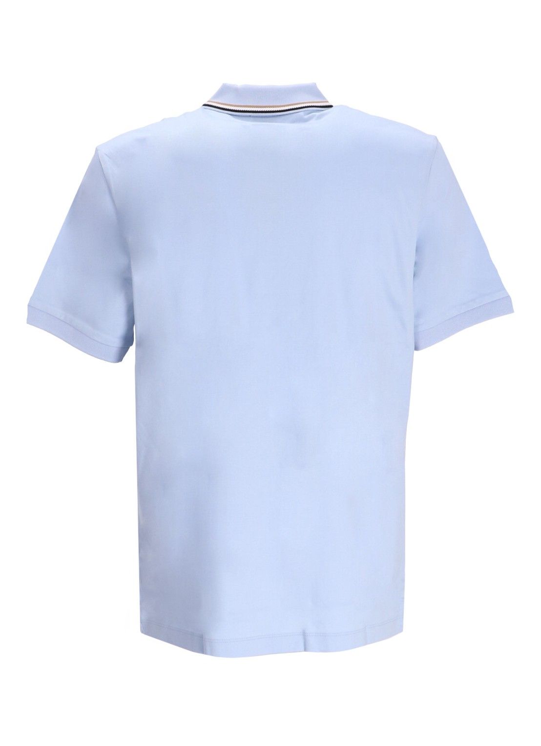 BOSS - Áo polo slim fit cotton cổ sọc