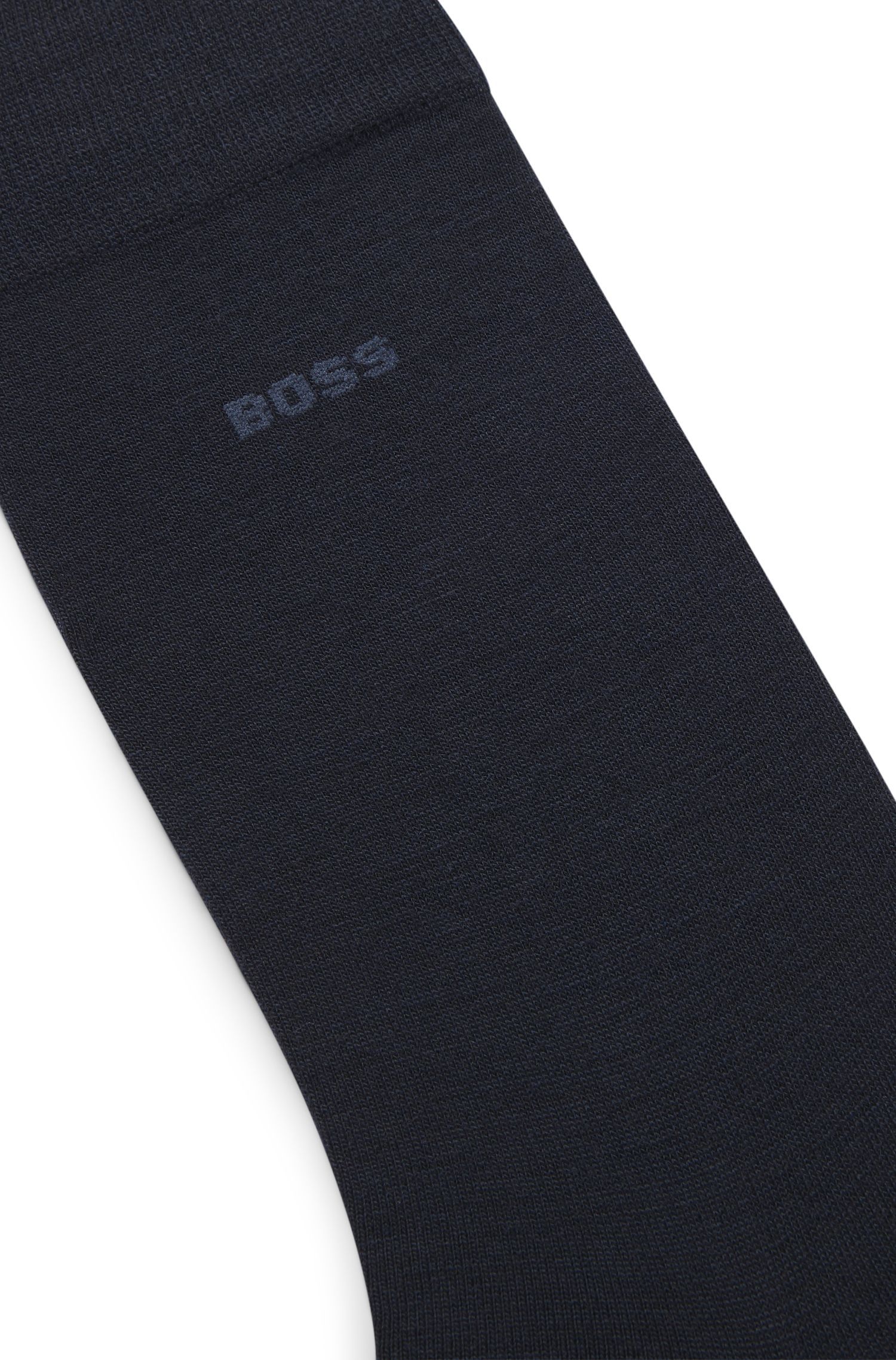 BOSS - Vớ dài thông thường có logo, làm từ chất liệu pha len