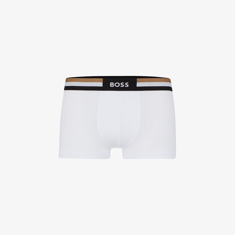 BOSS - Quần lót dáng trunks với sọc đặc trưng