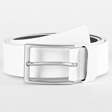 Thắt lưng da Ý dập vân và logo