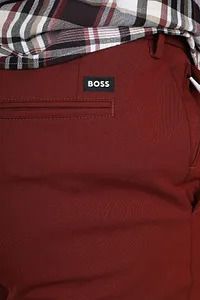 BOSS - Quần dáng ôm slim fit vải cotton pha