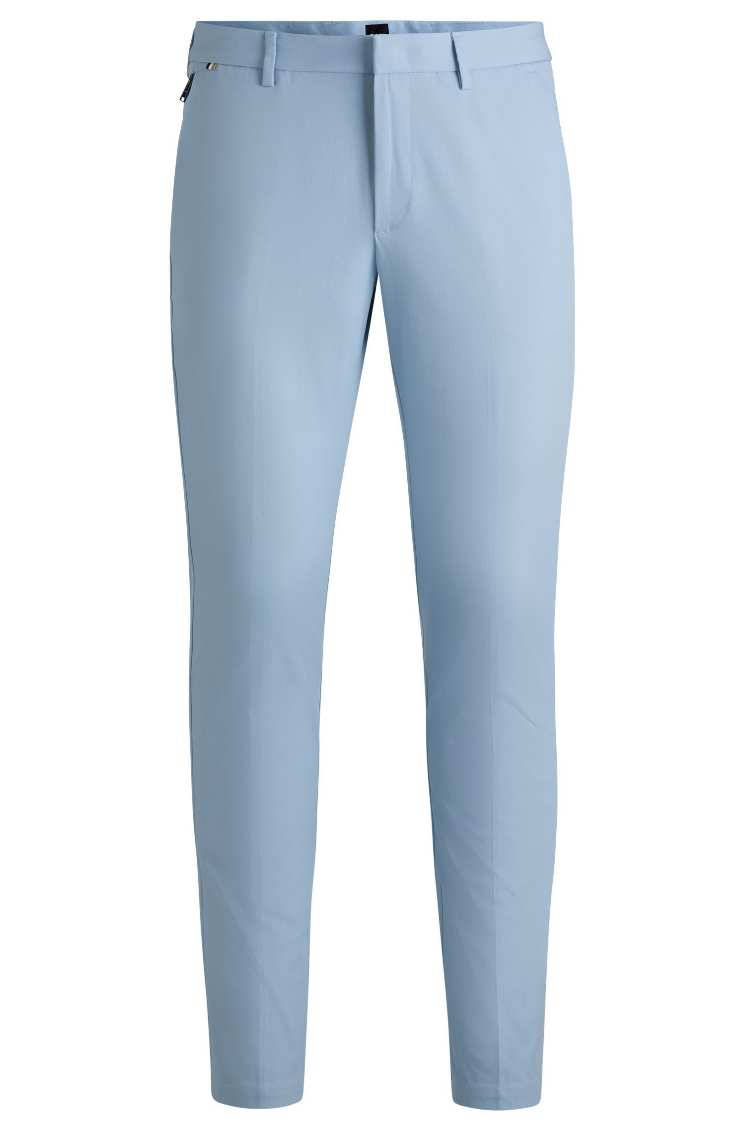 BOSS - Quần dáng ôm slim fit vải cotton pha