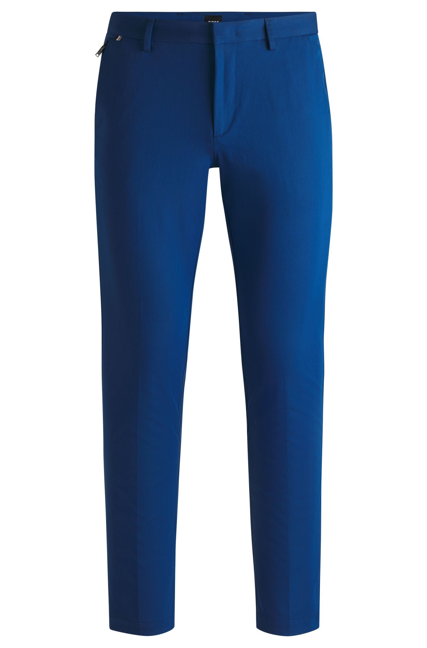 BOSS - Quần dáng ôm slim fit vải cotton pha