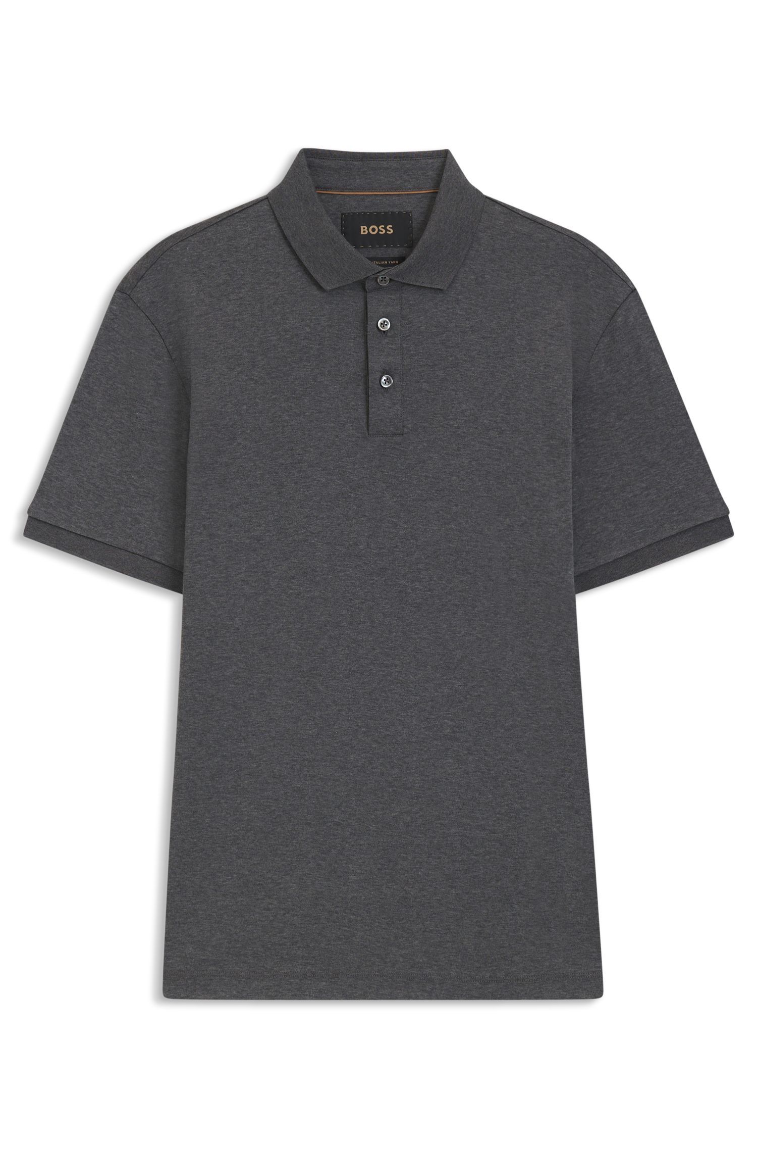 BOSS - Áo polo dáng regular fit từ cotton mercerized cao cấp