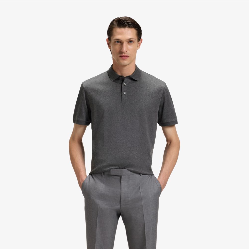 BOSS - Áo polo dáng regular fit từ cotton mercerized cao cấp
