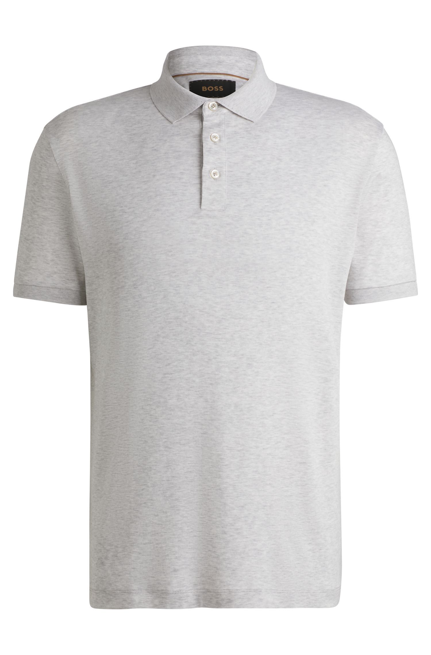 BOSS - Áo polo dáng regular fit từ cotton mercerized cao cấp
