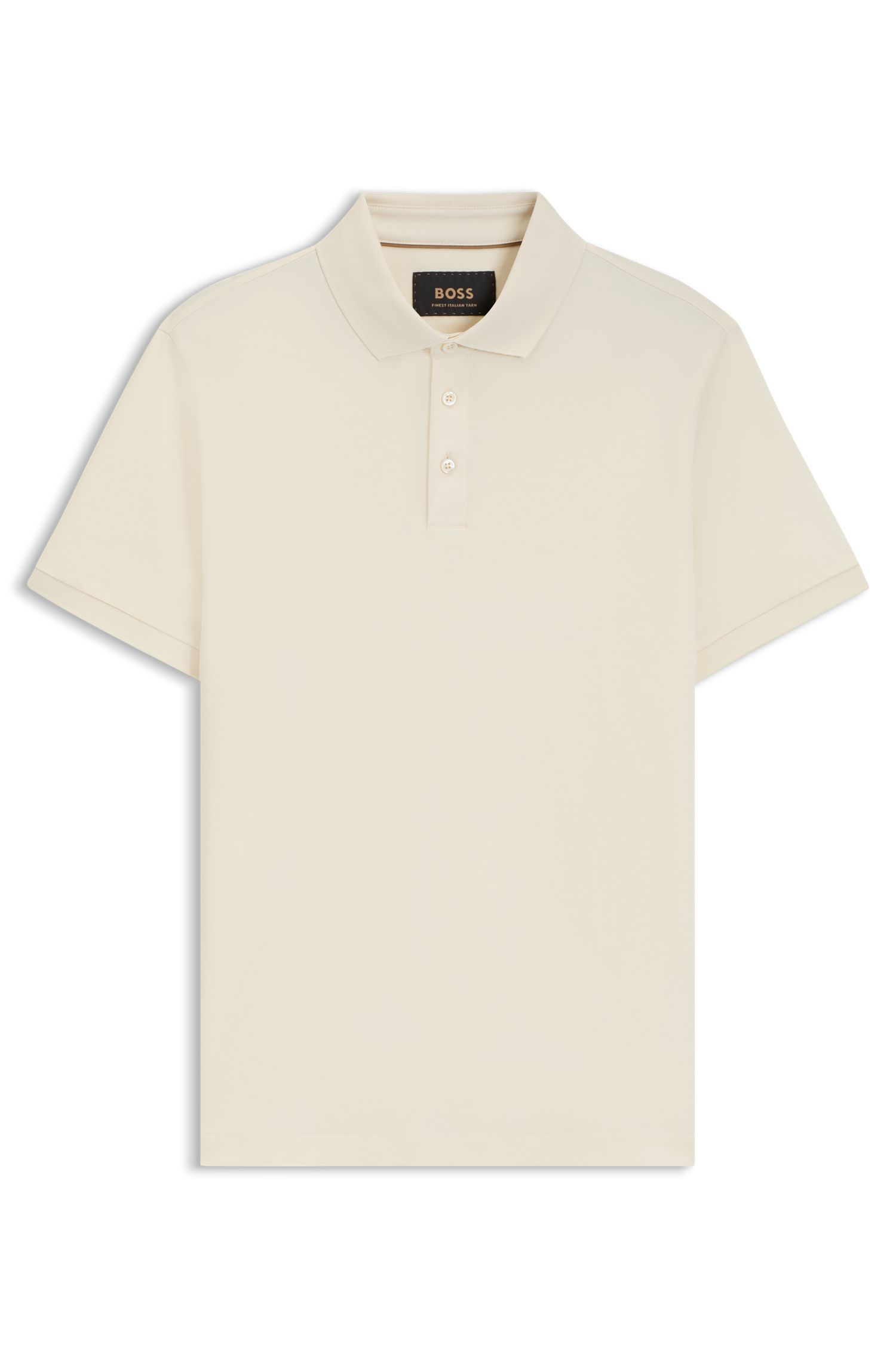 BOSS - Áo polo dáng regular fit từ cotton mercerized cao cấp