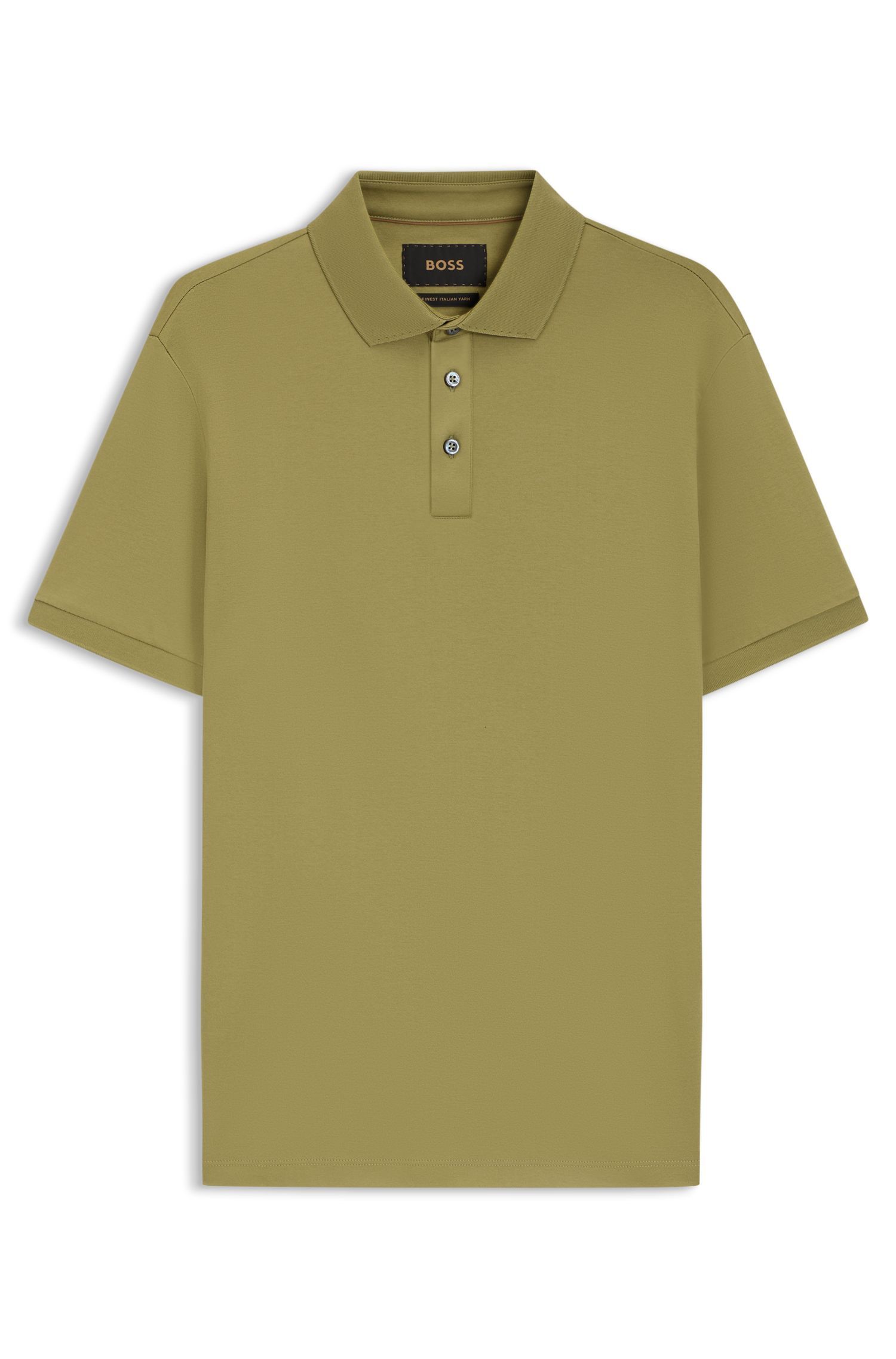 BOSS - Áo polo dáng regular fit từ cotton mercerized cao cấp