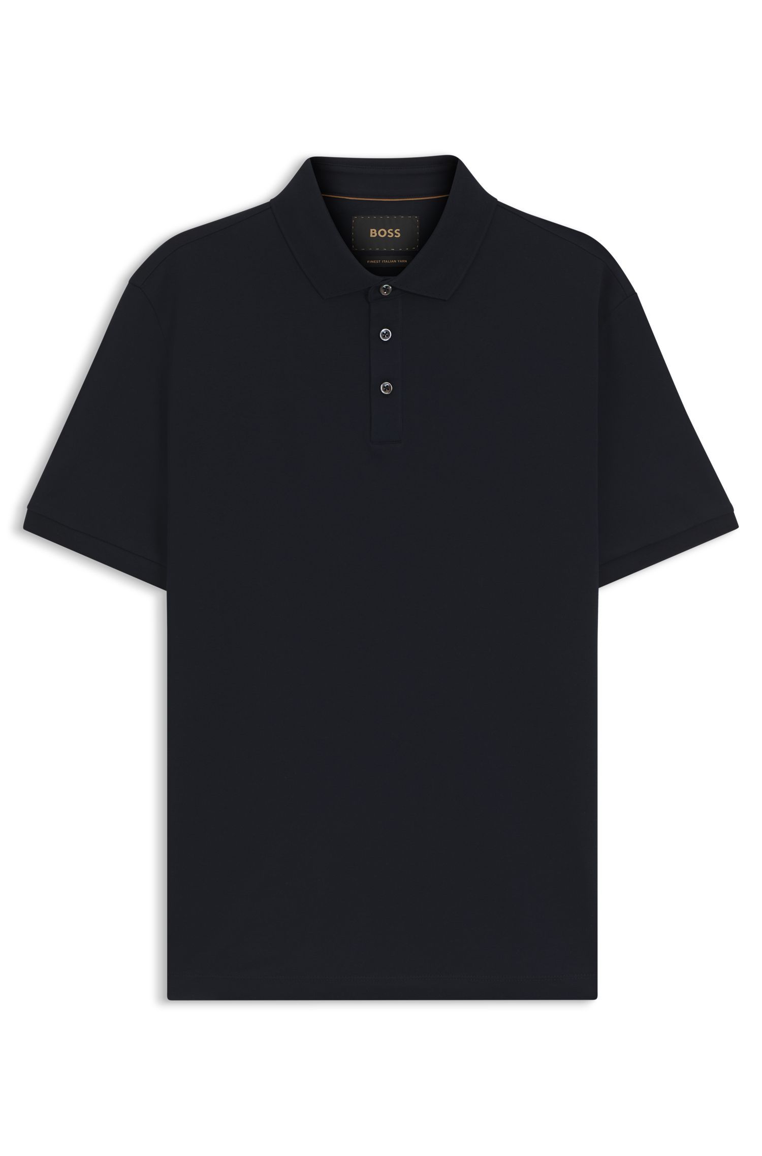 BOSS - Áo polo dáng regular fit từ cotton mercerized cao cấp