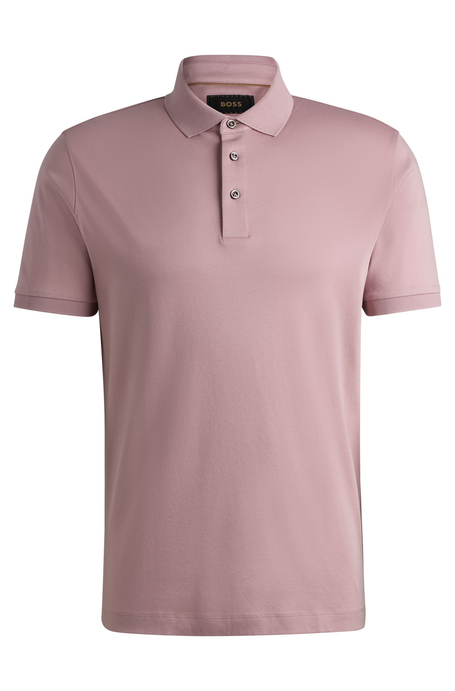 BOSS - Áo polo dáng regular fit từ cotton mercerized cao cấp
